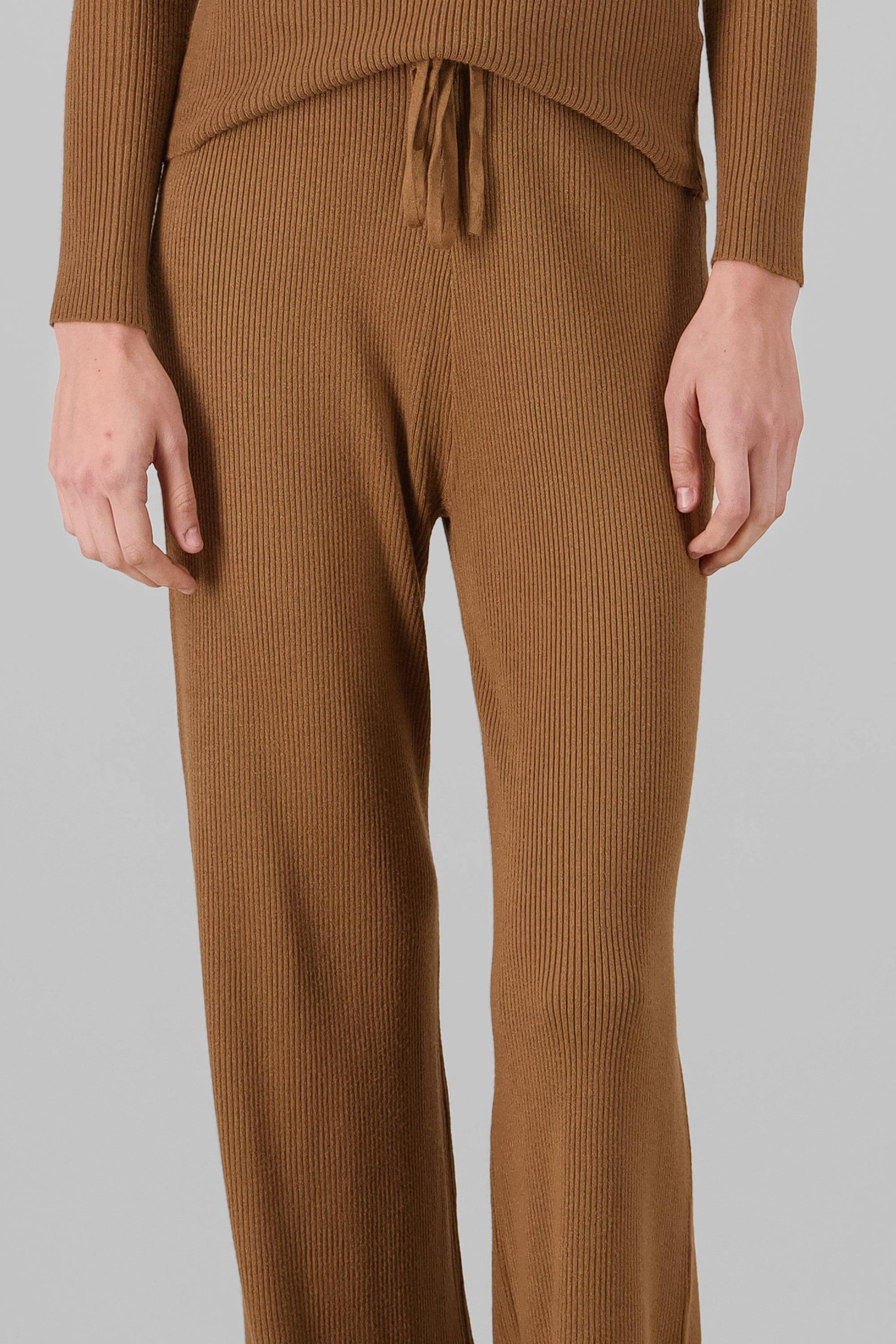 Soft Knit Pants BROWN