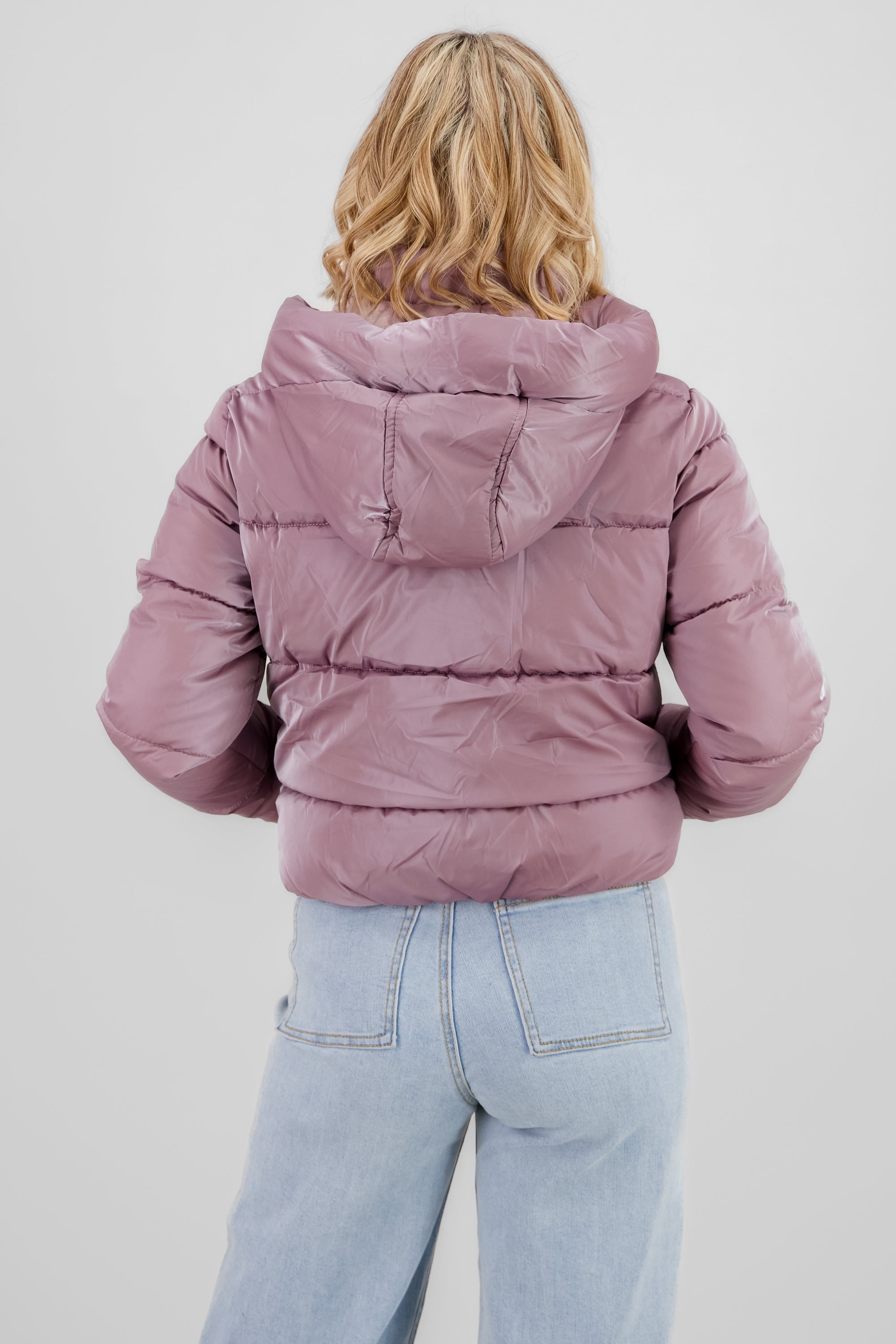 Quilted Shiny Jacket PINK