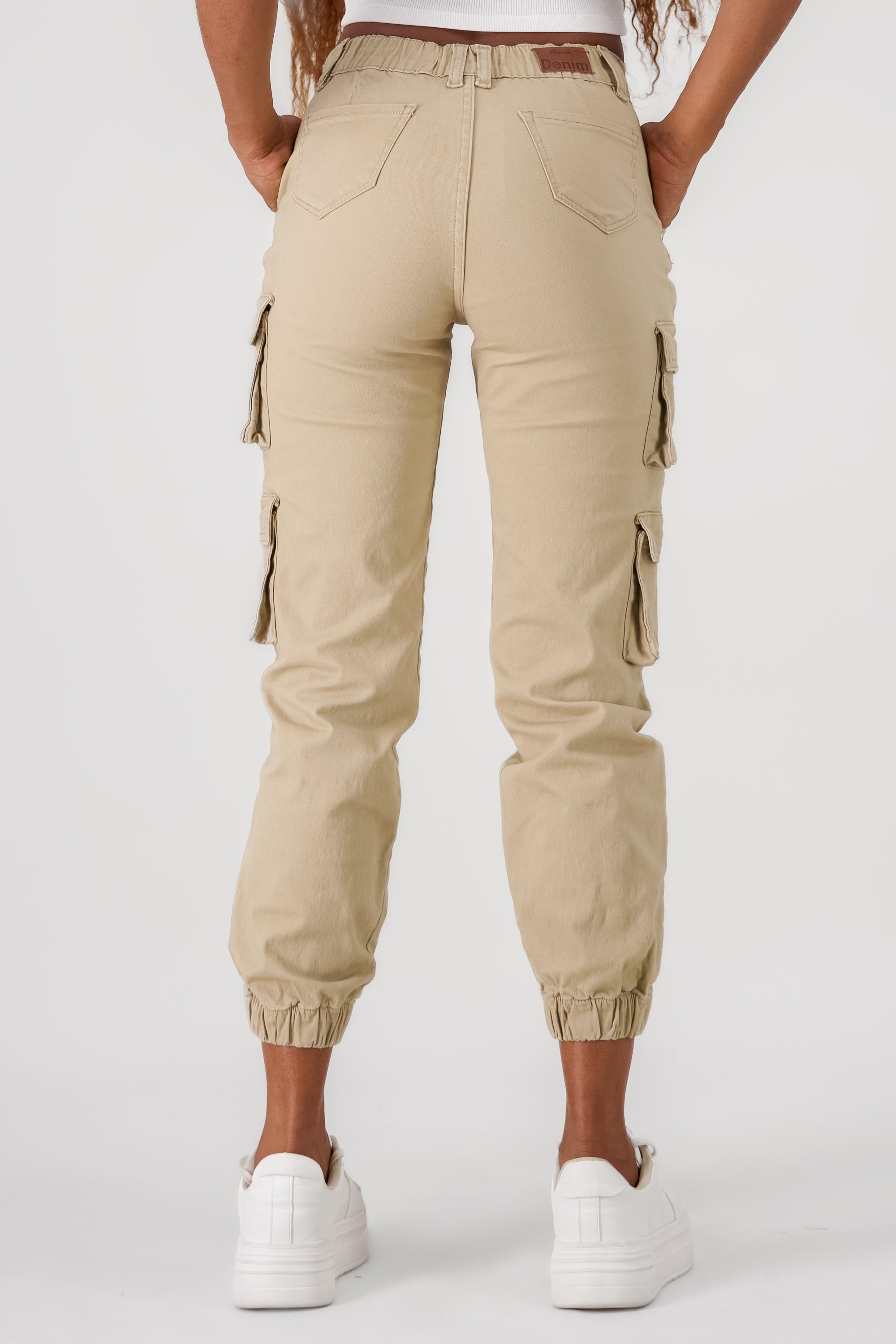 Solid Cargo Jeans KHAKI