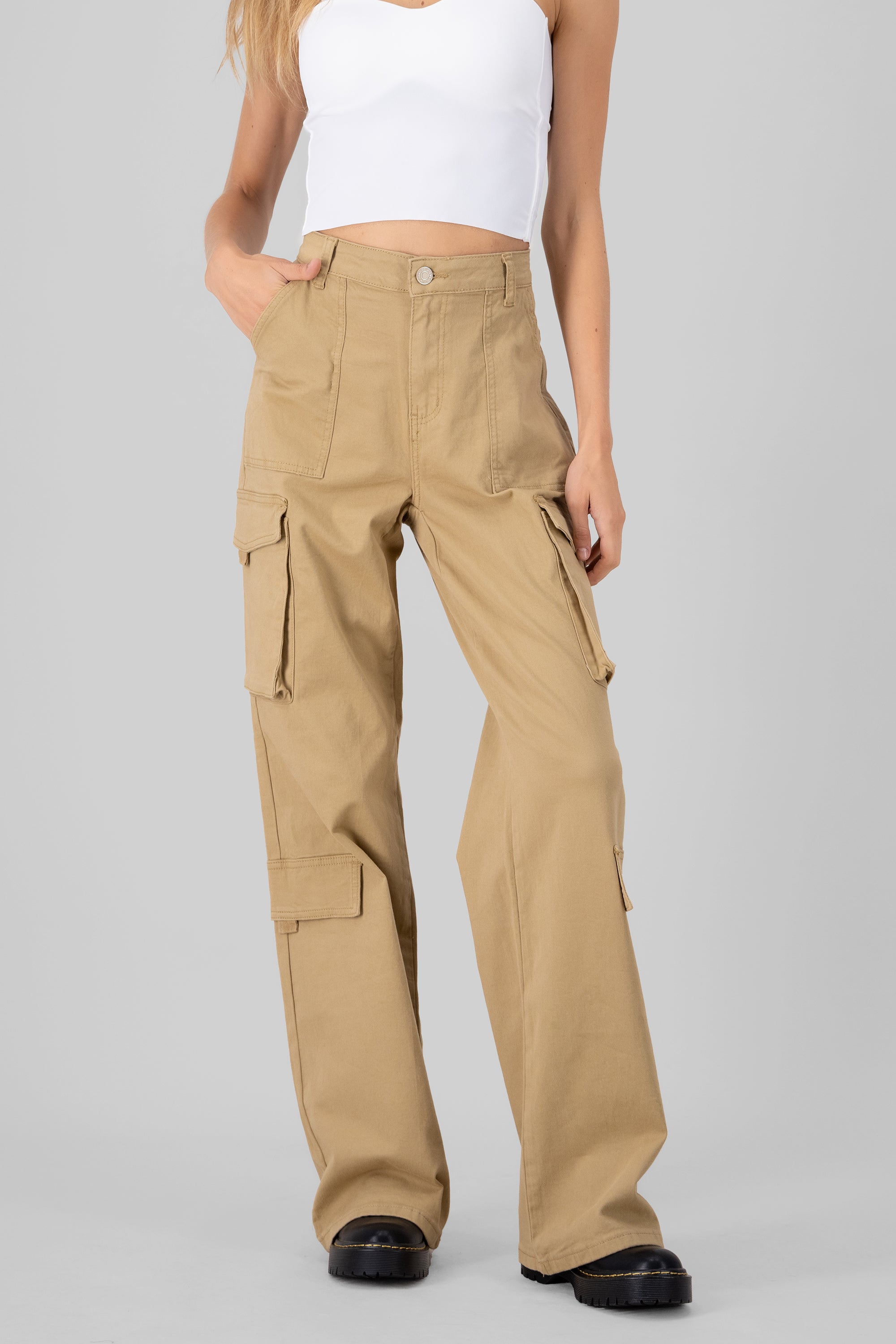 Straight Cargo Pants KHAKI