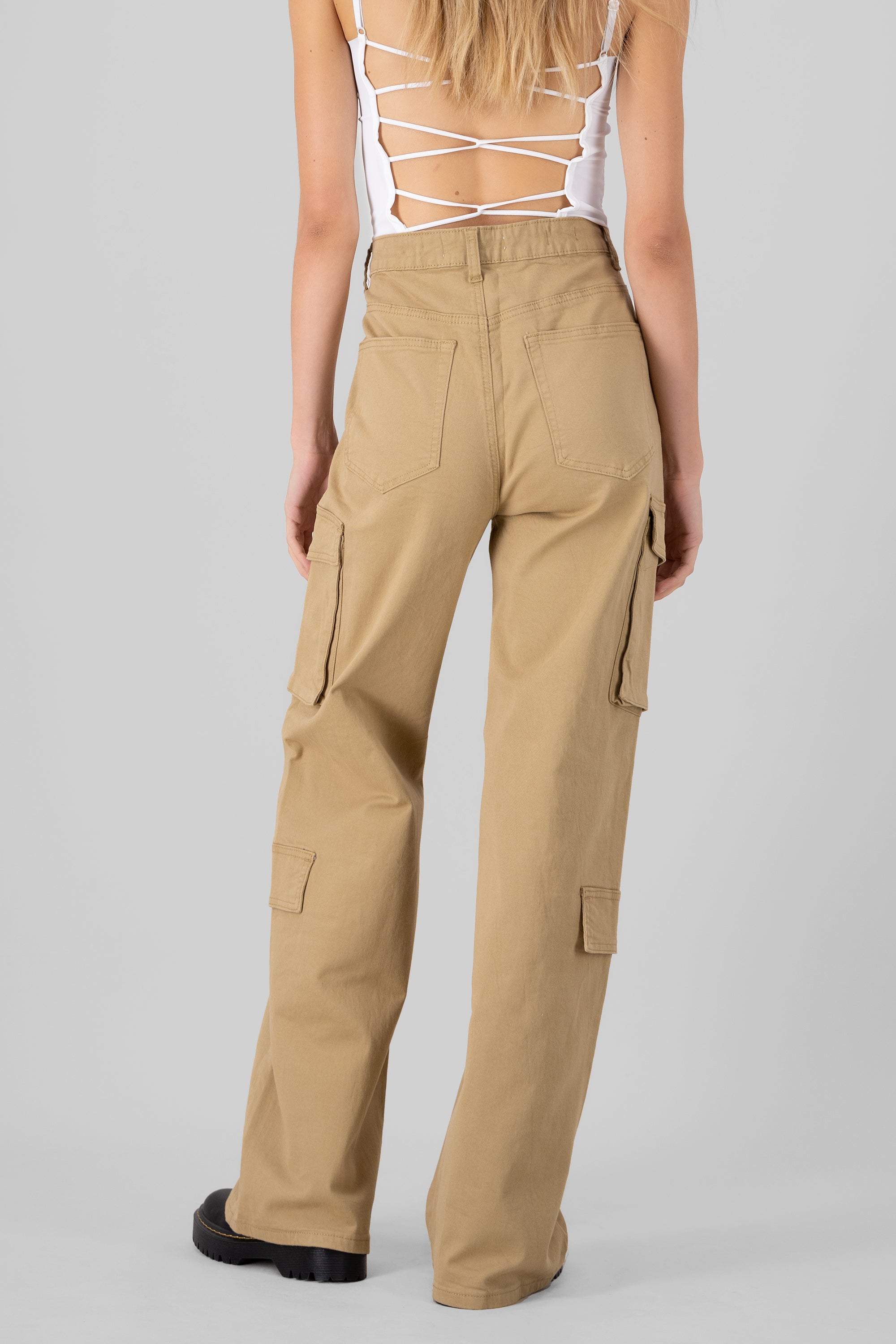 Straight Cargo Pants KHAKI