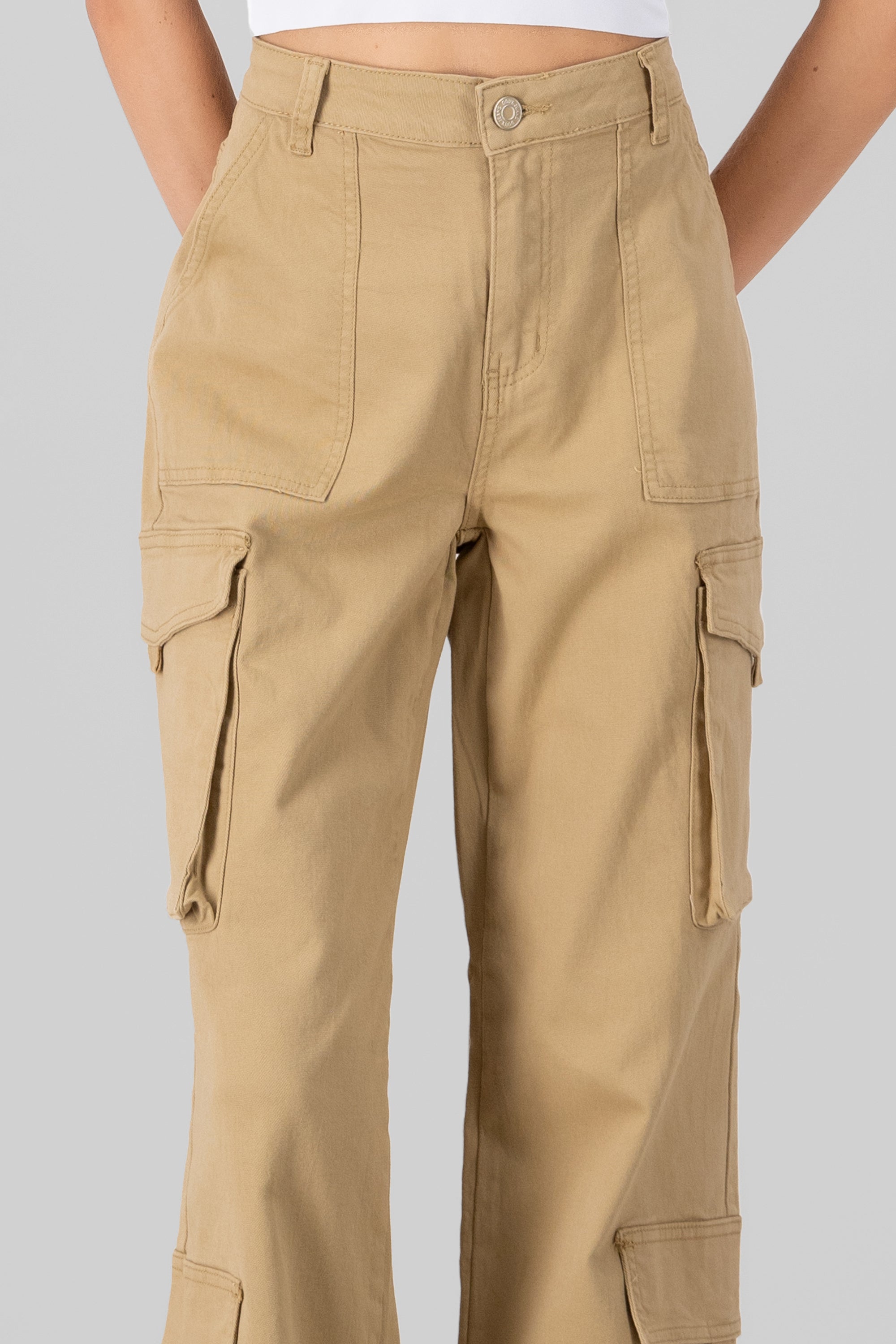 Straight Cargo Pants KHAKI