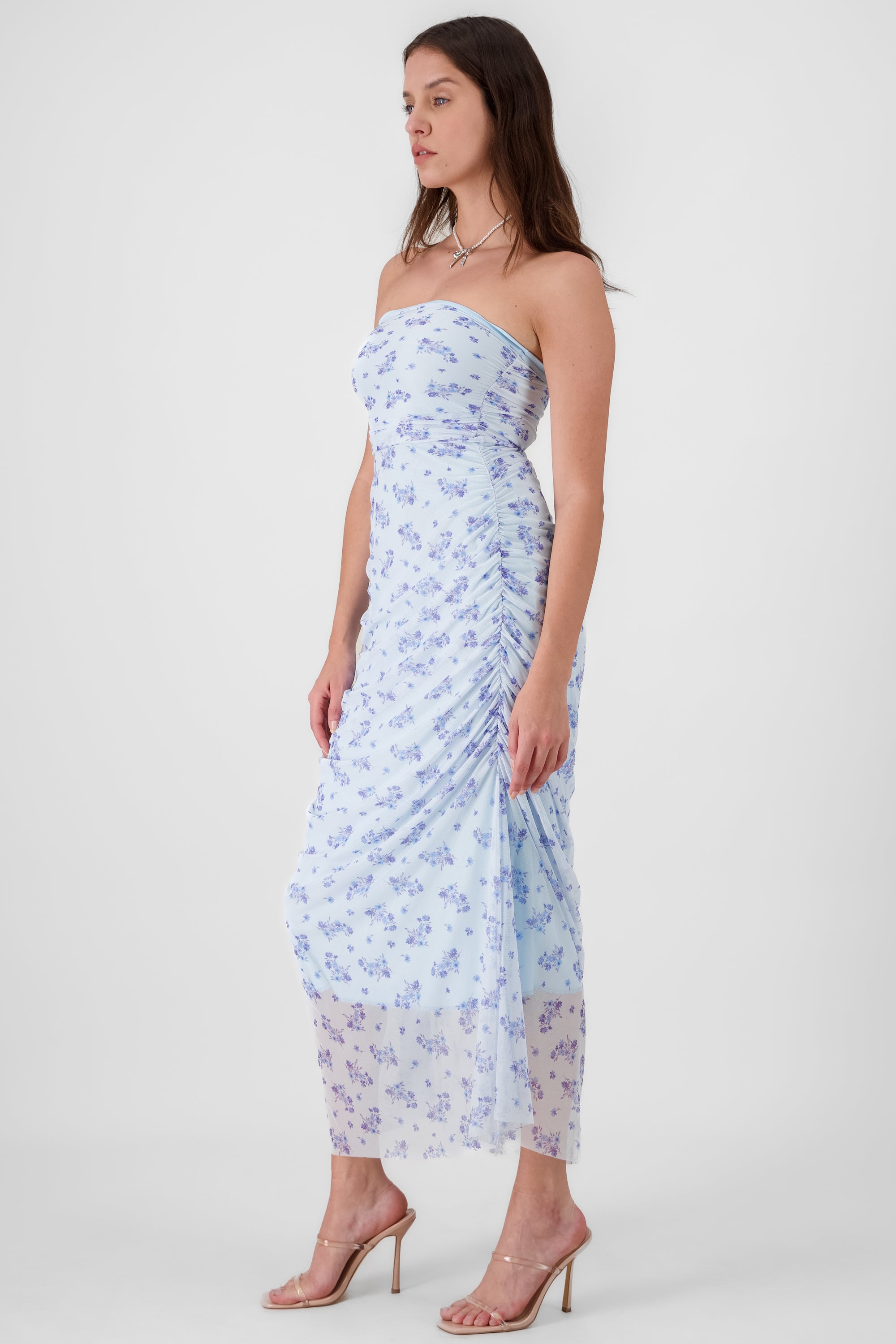 Draped Maxi Dress SKY BLUE