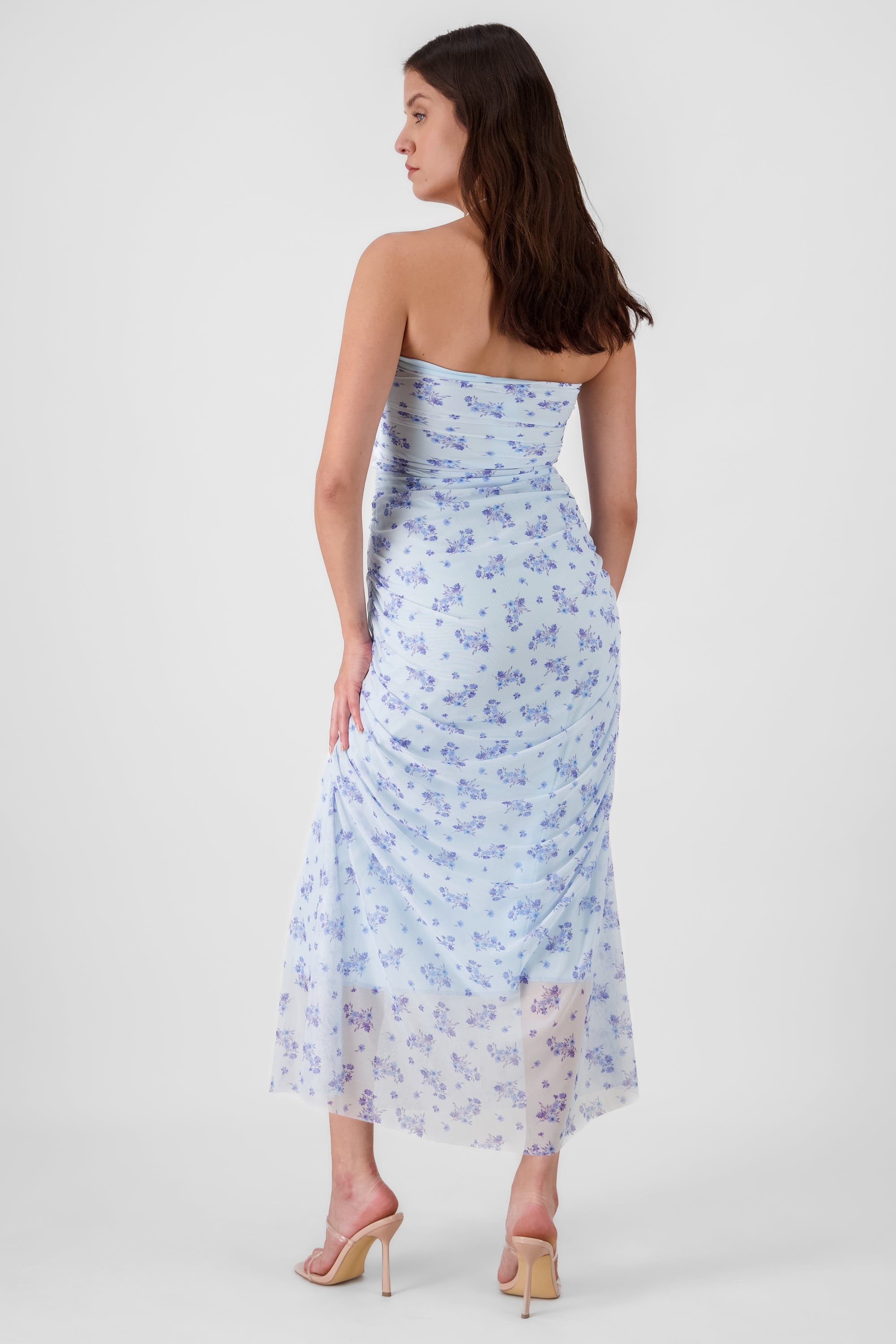 Draped Maxi Dress SKY BLUE