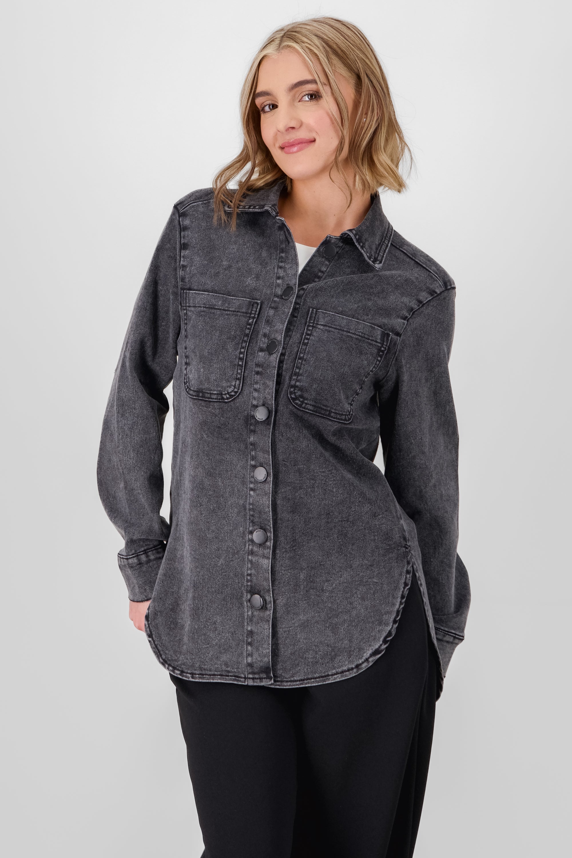 Denim Overshirt BLACK