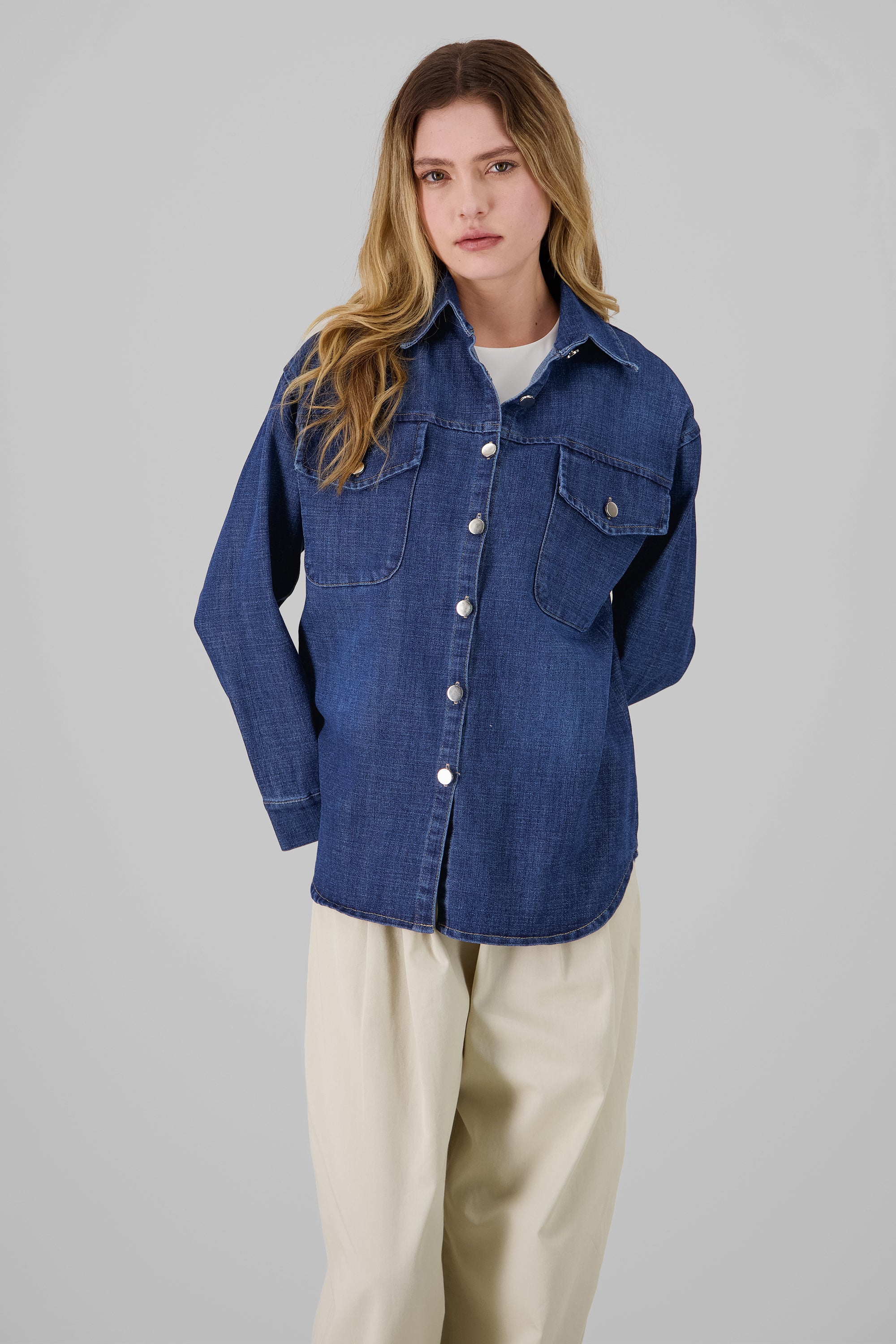 Denim Overshirt MEDIUM STONE