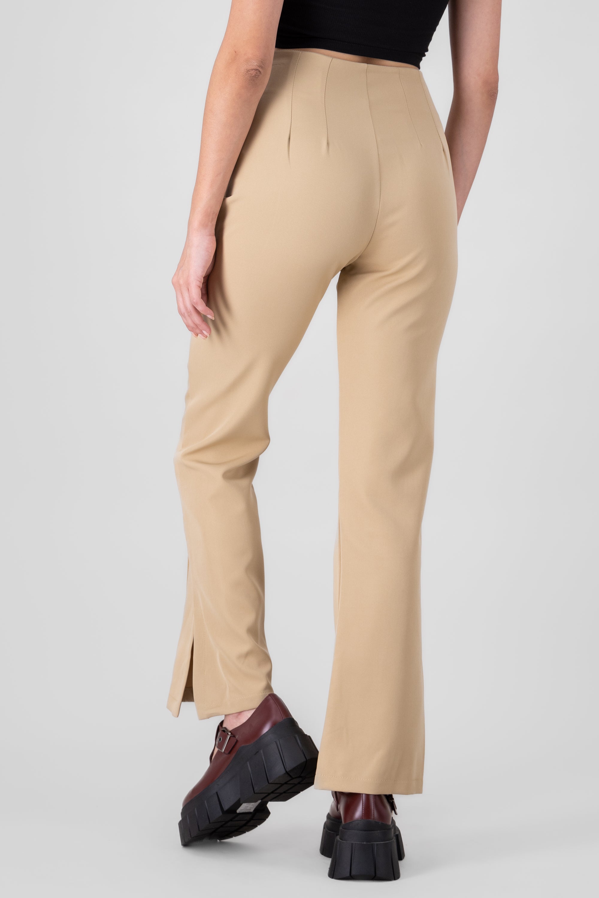 Solid Flared Pants SAND