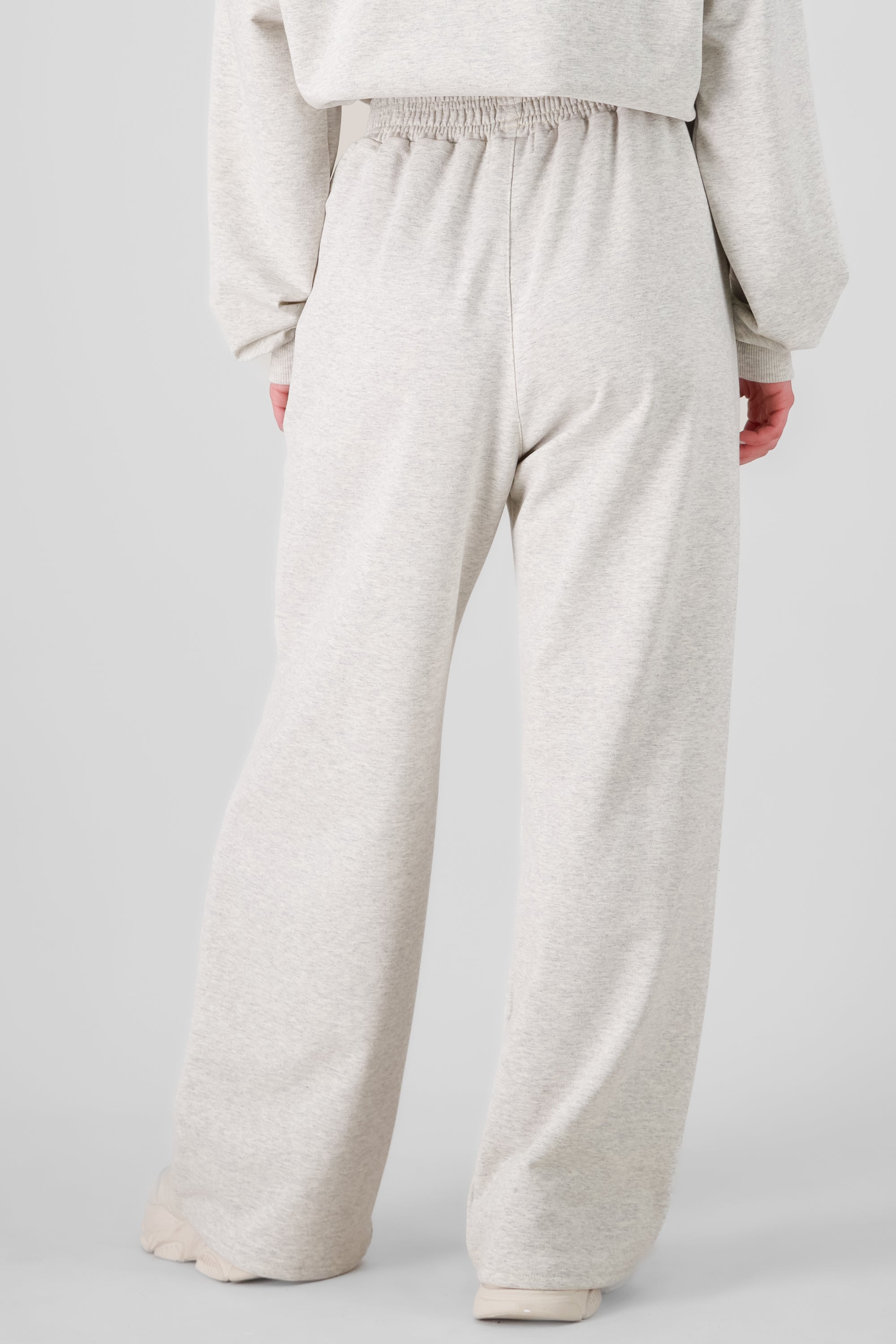 Cherry Flared Joggers HEATHER GRAY