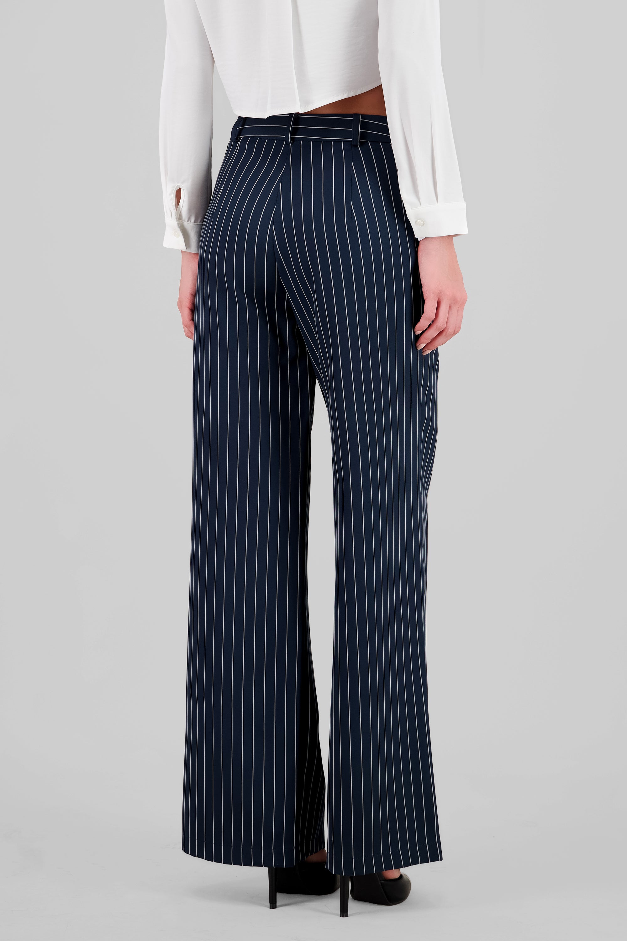 Tailored Striped Pants NAVY COMBO