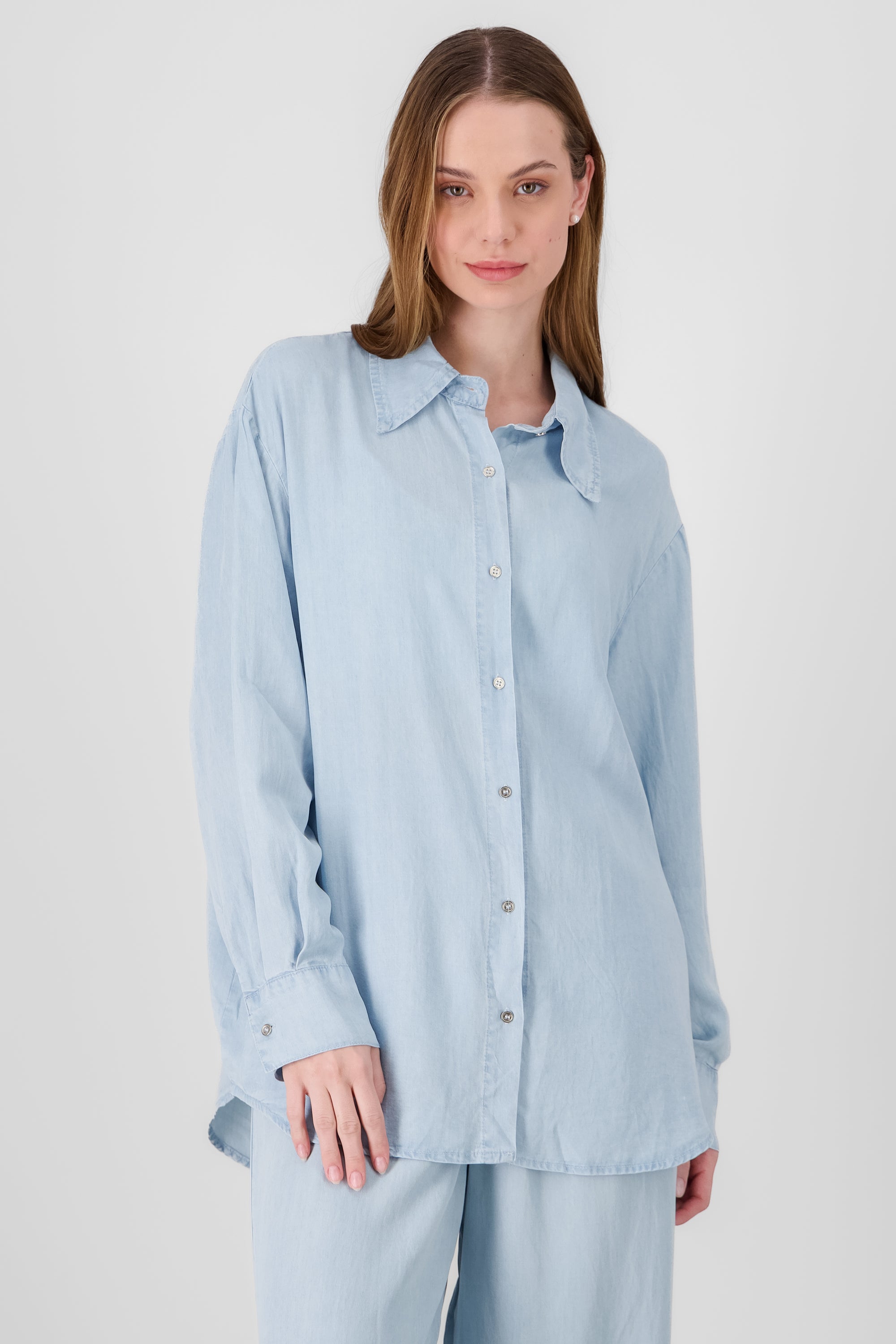 Denim Oversized Shirt LIGHT WASH