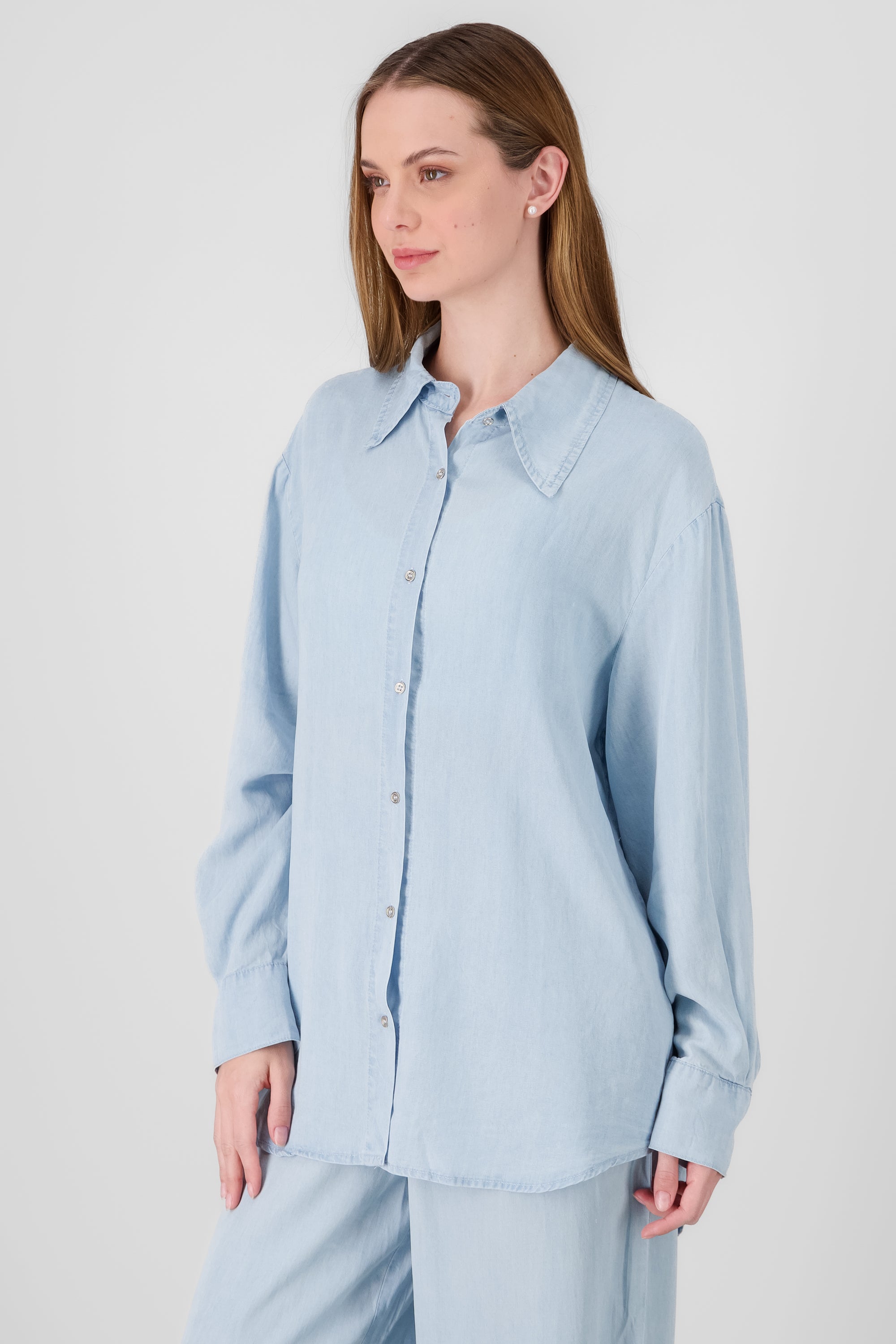 Denim Oversized Shirt LIGHT WASH