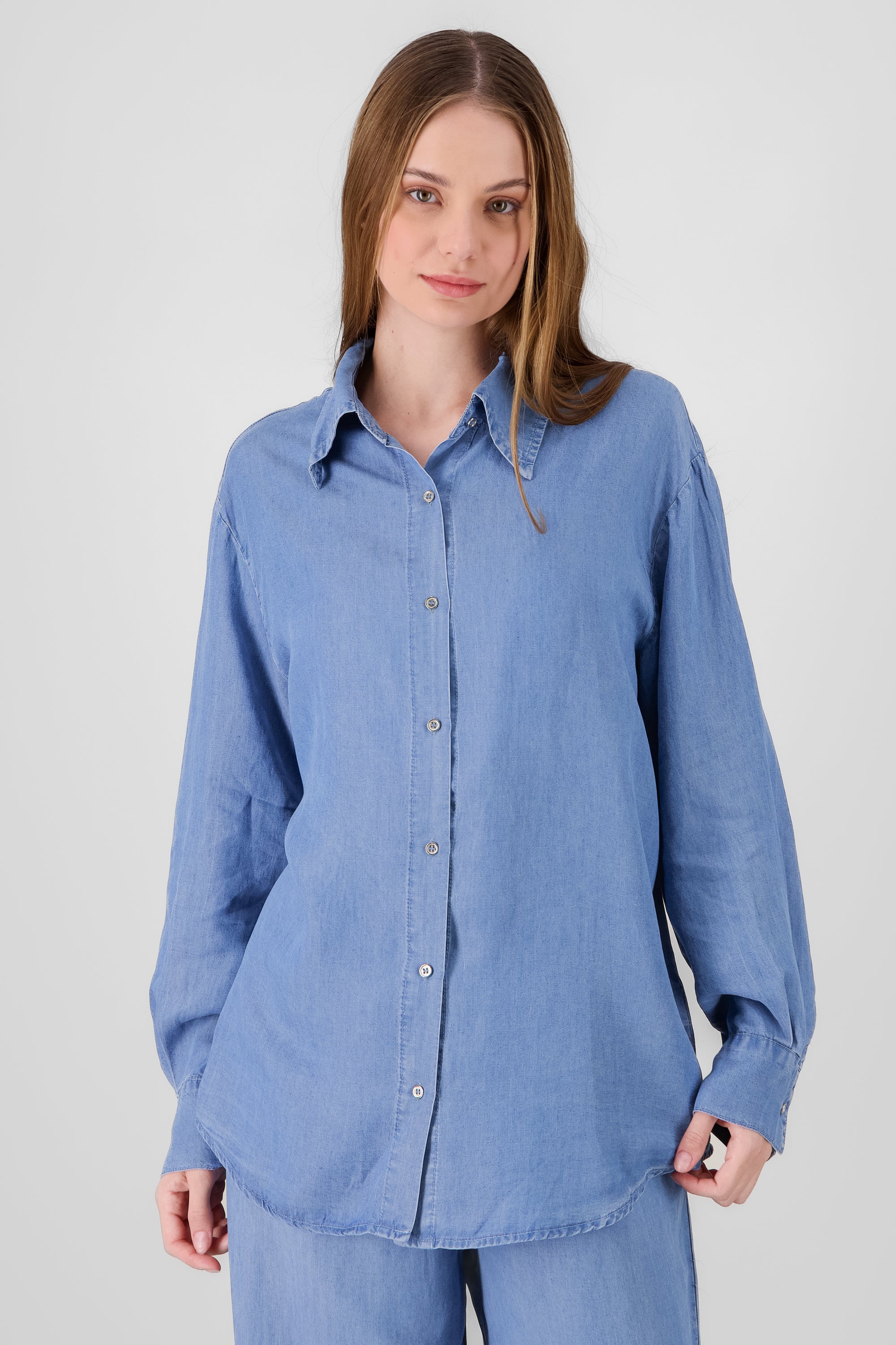 Denim Oversized Shirt MEDIUM WASH