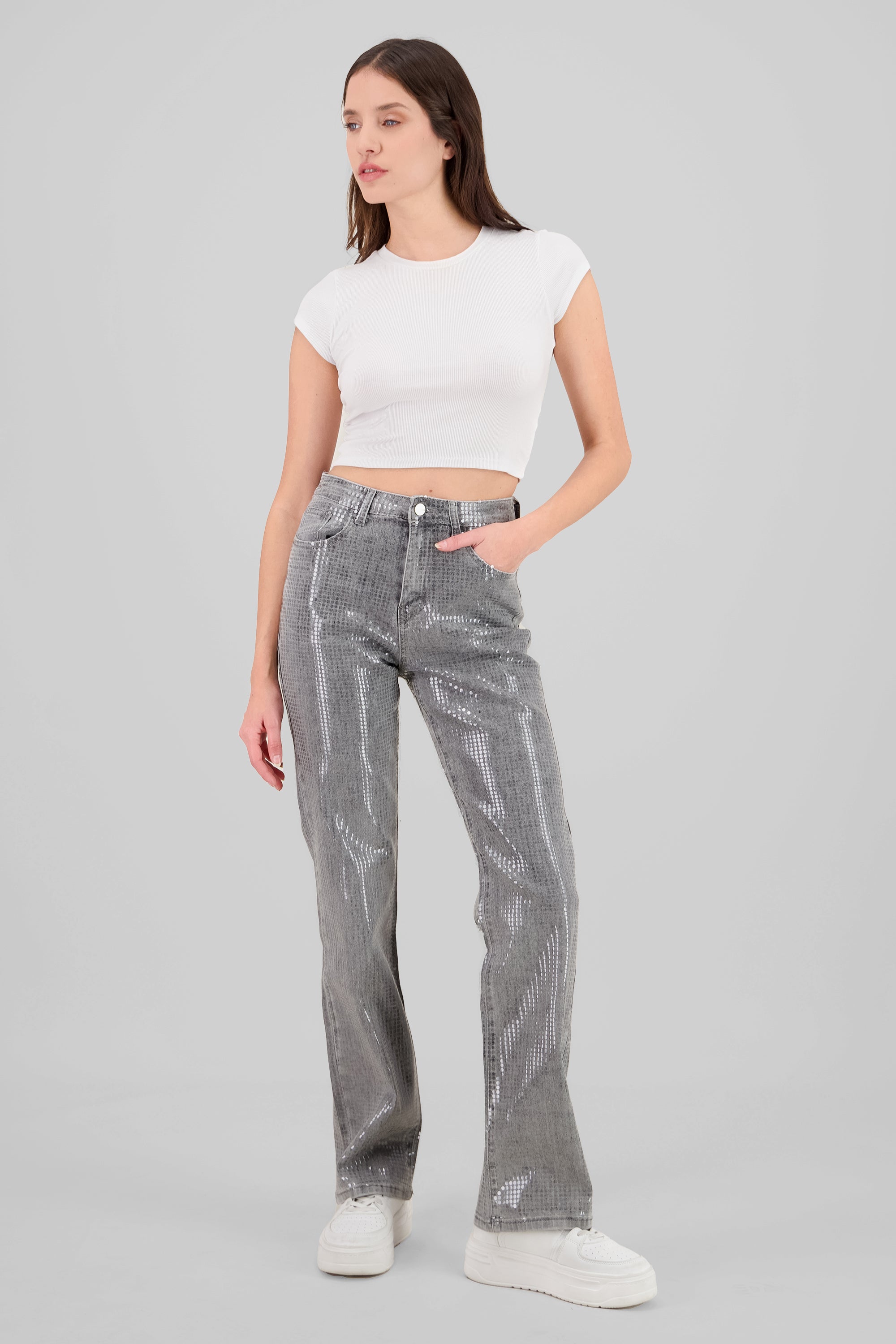 Straight Jeans GRAY