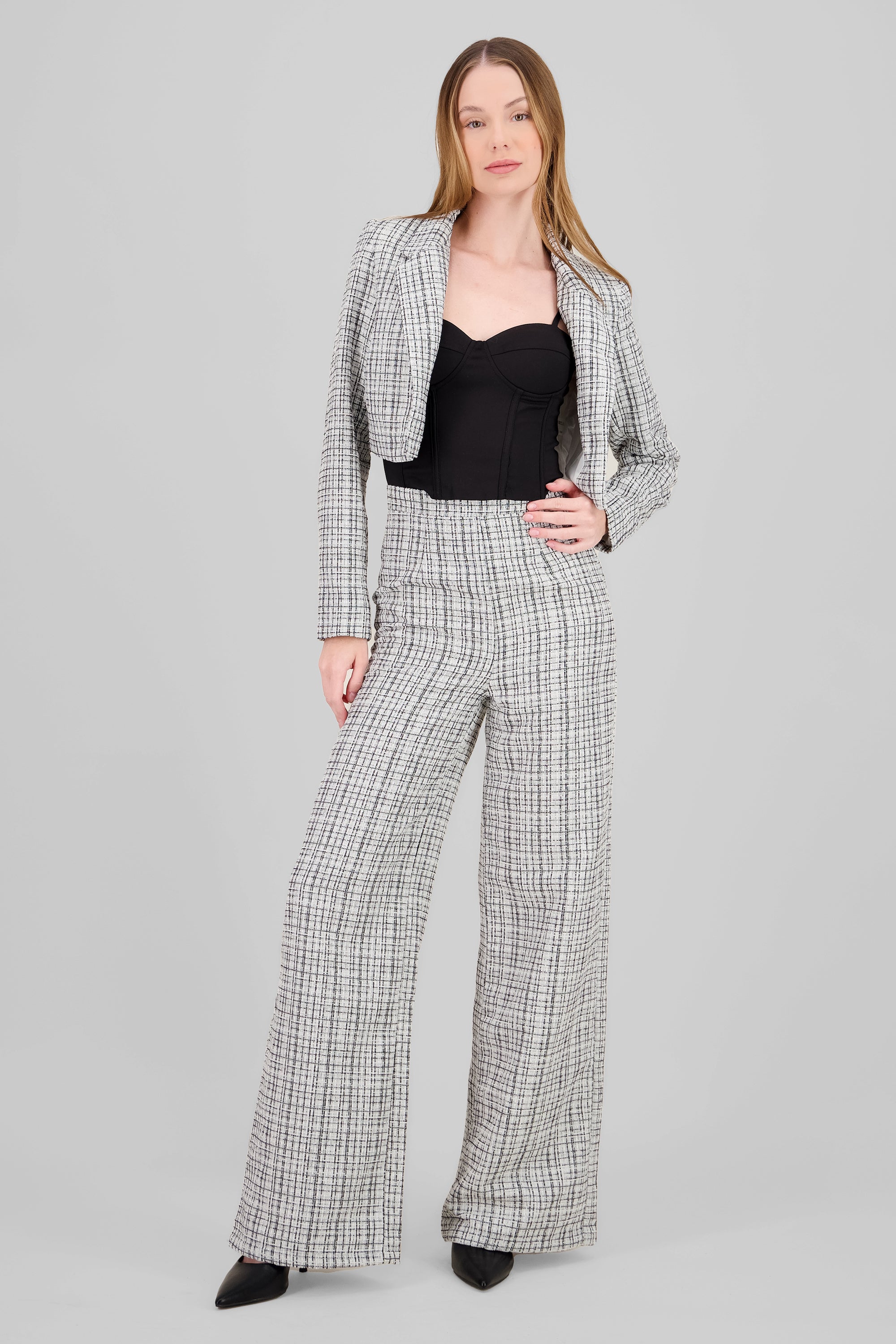 Tweed Pants WHITE COMBO