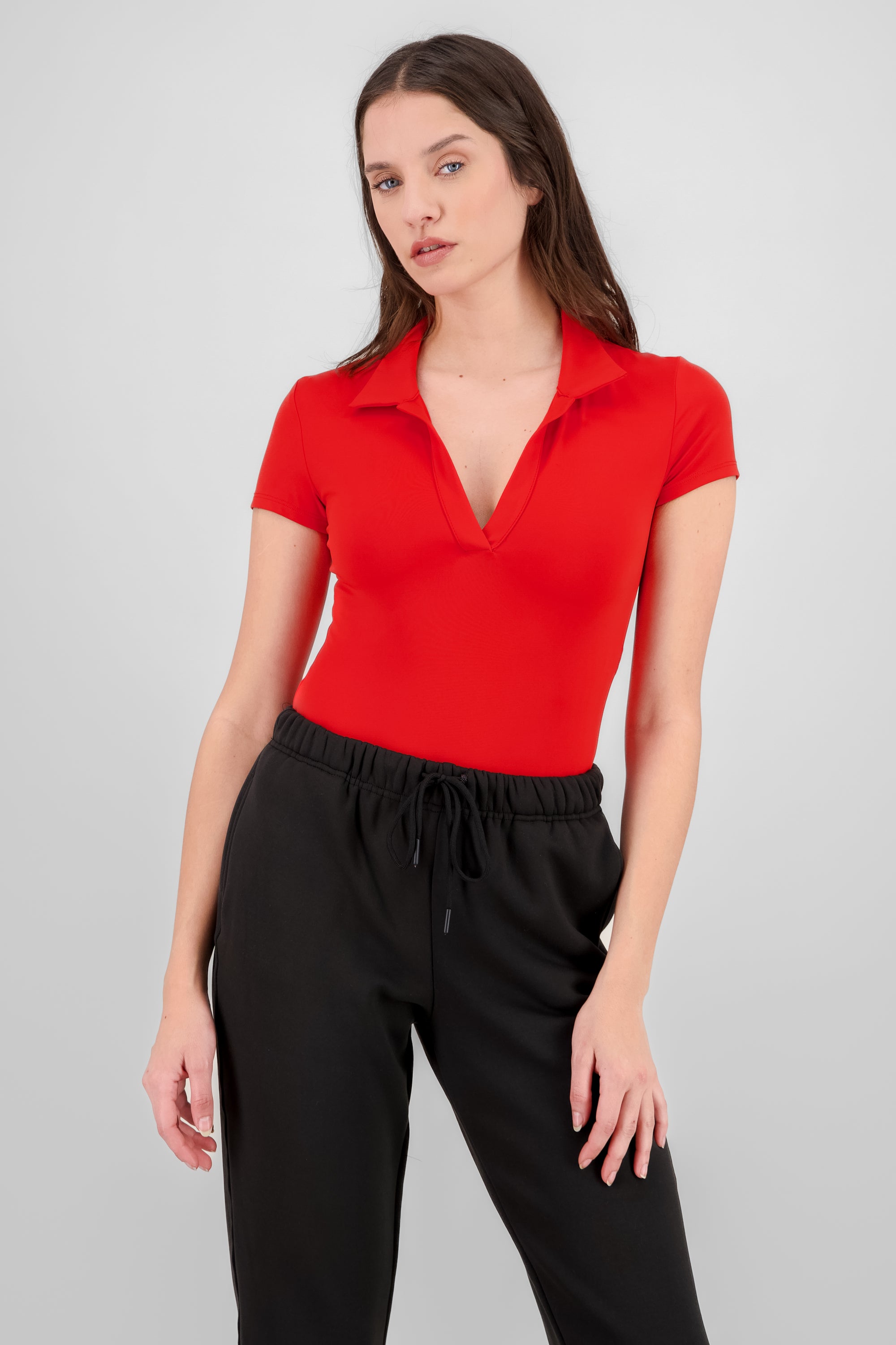 Short Sleeve Bodysuit RED