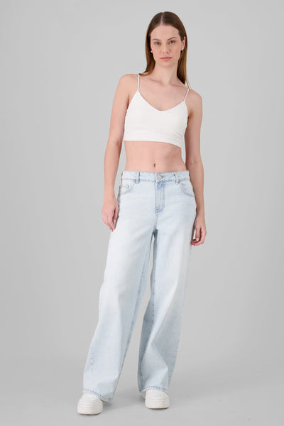 Wide leg Jeans SUPER BLEACHED