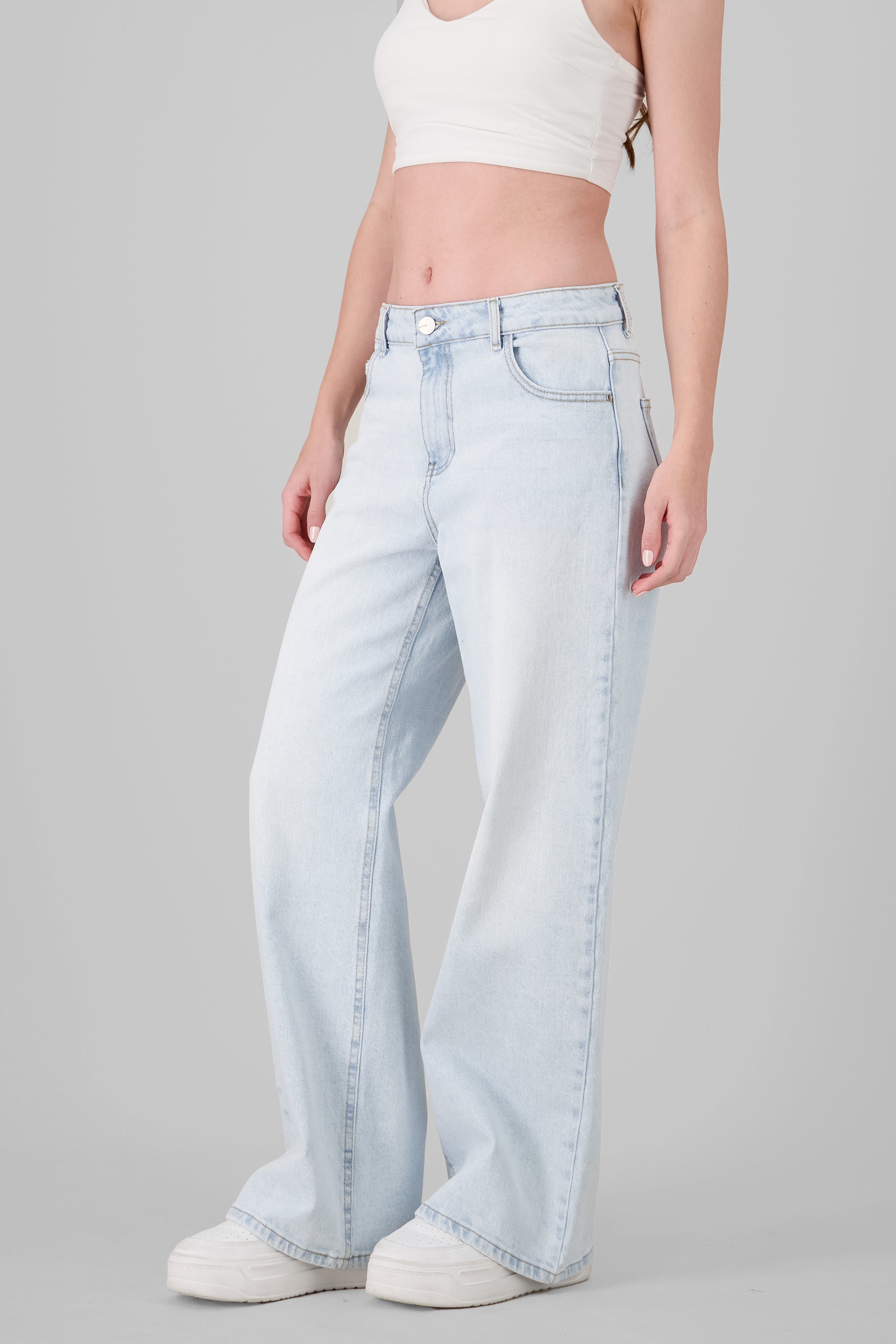 Wide leg Jeans SUPER BLEACHED