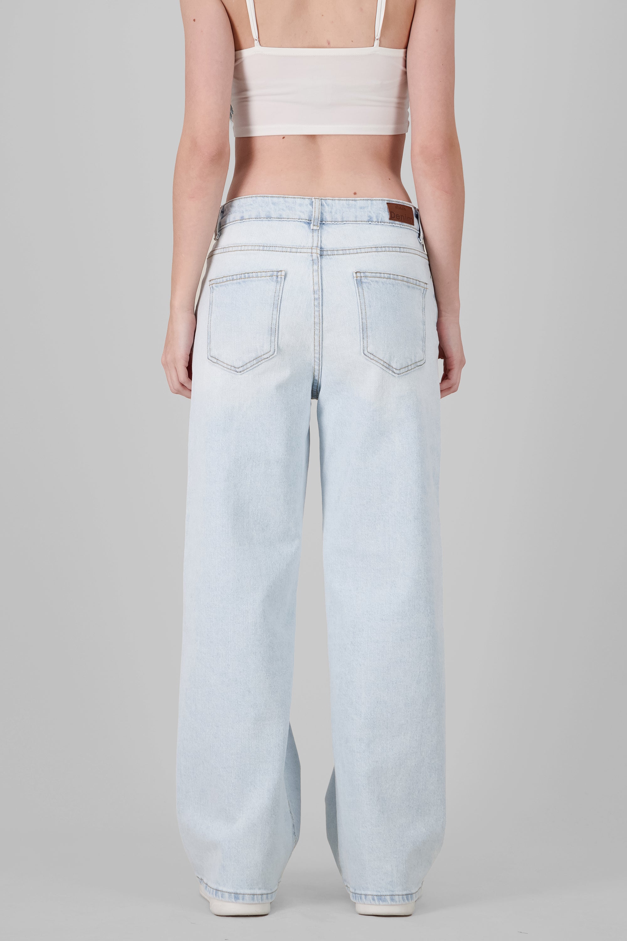 Wide leg Jeans SUPER BLEACHED