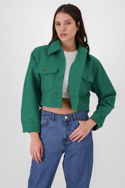 Soft Jacket With Pockets GREEN