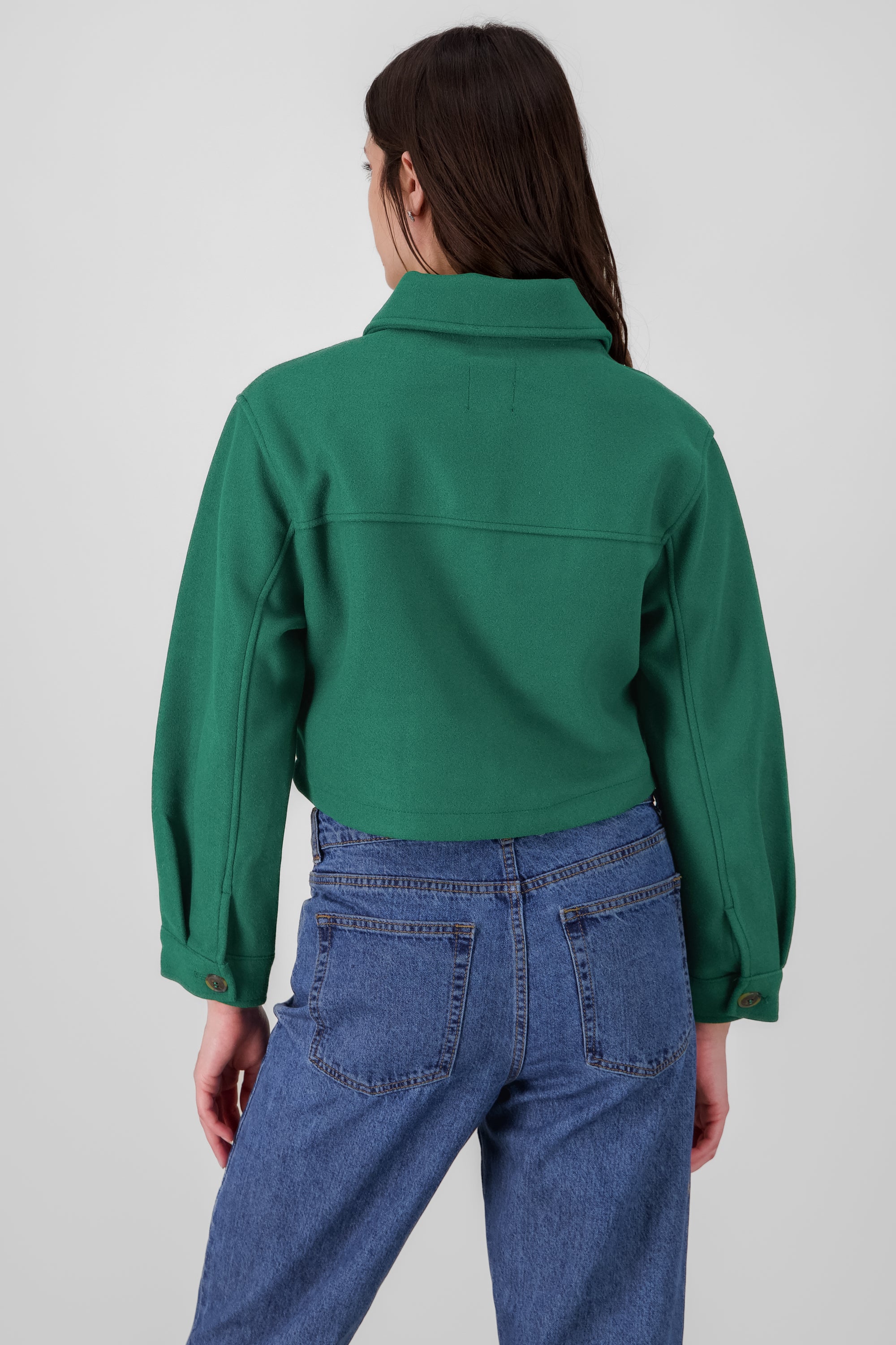 Soft Jacket With Pockets GREEN