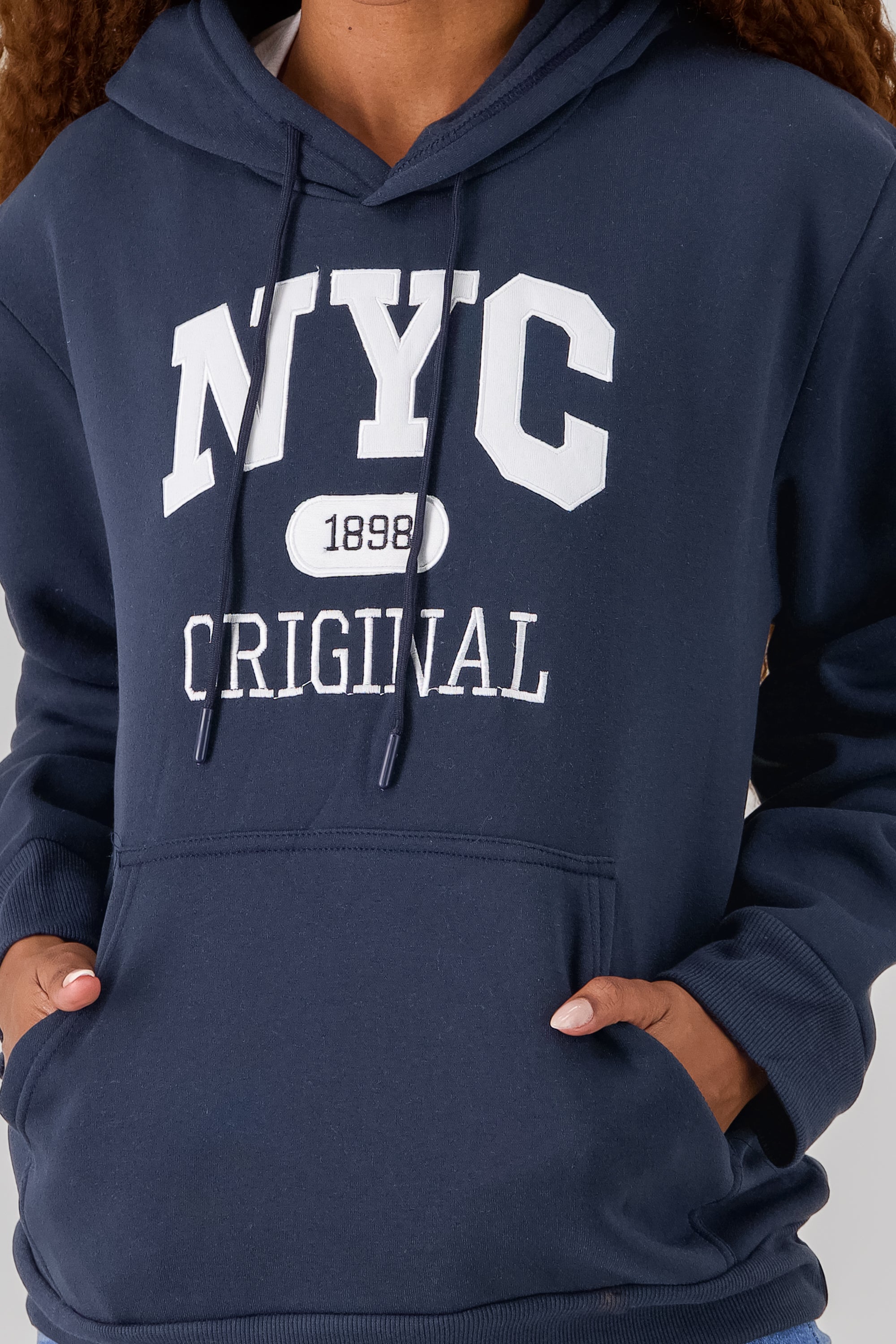 NYC Printed Hoodie NAVY