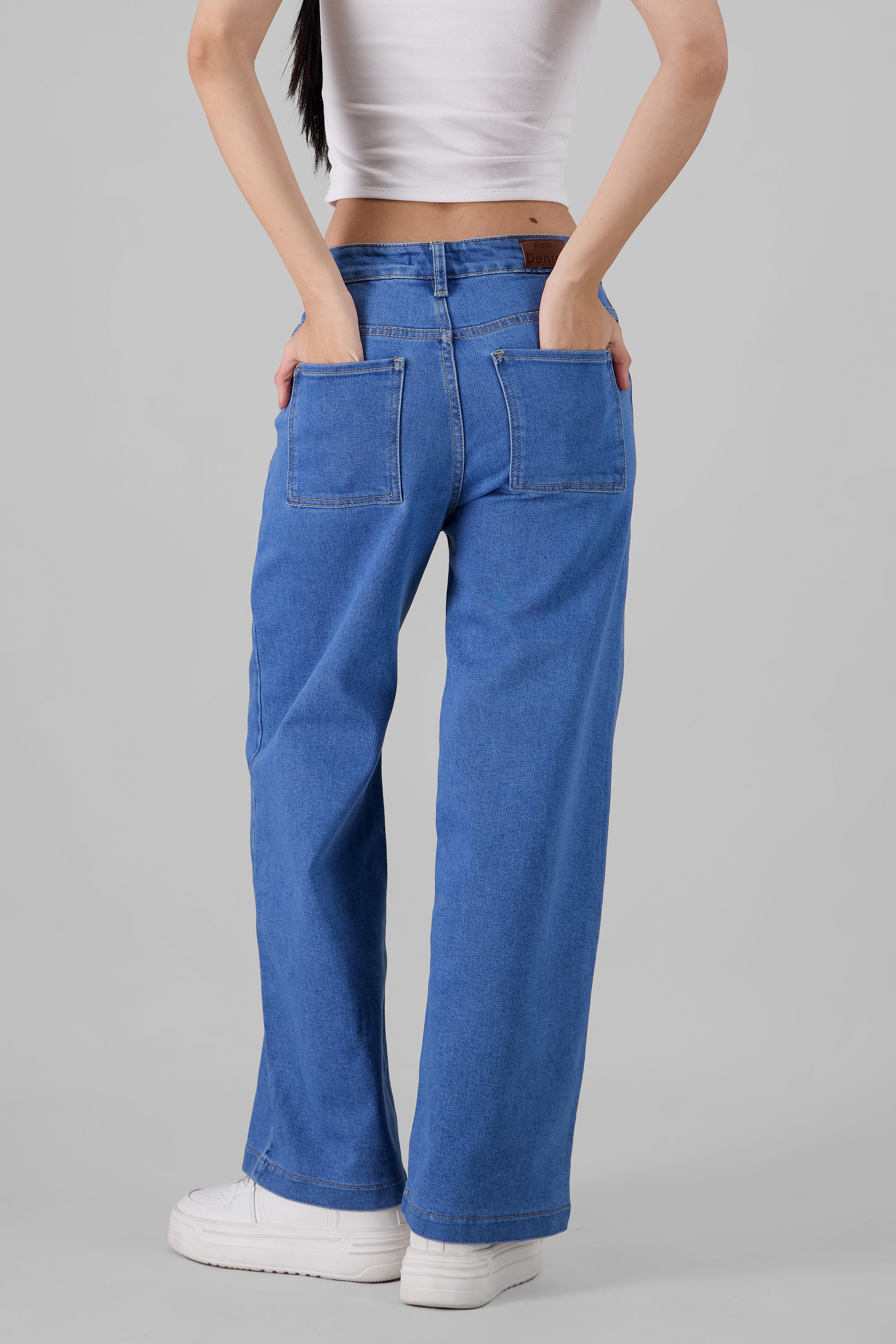 Wide leg Jeans MEDIUM WASH