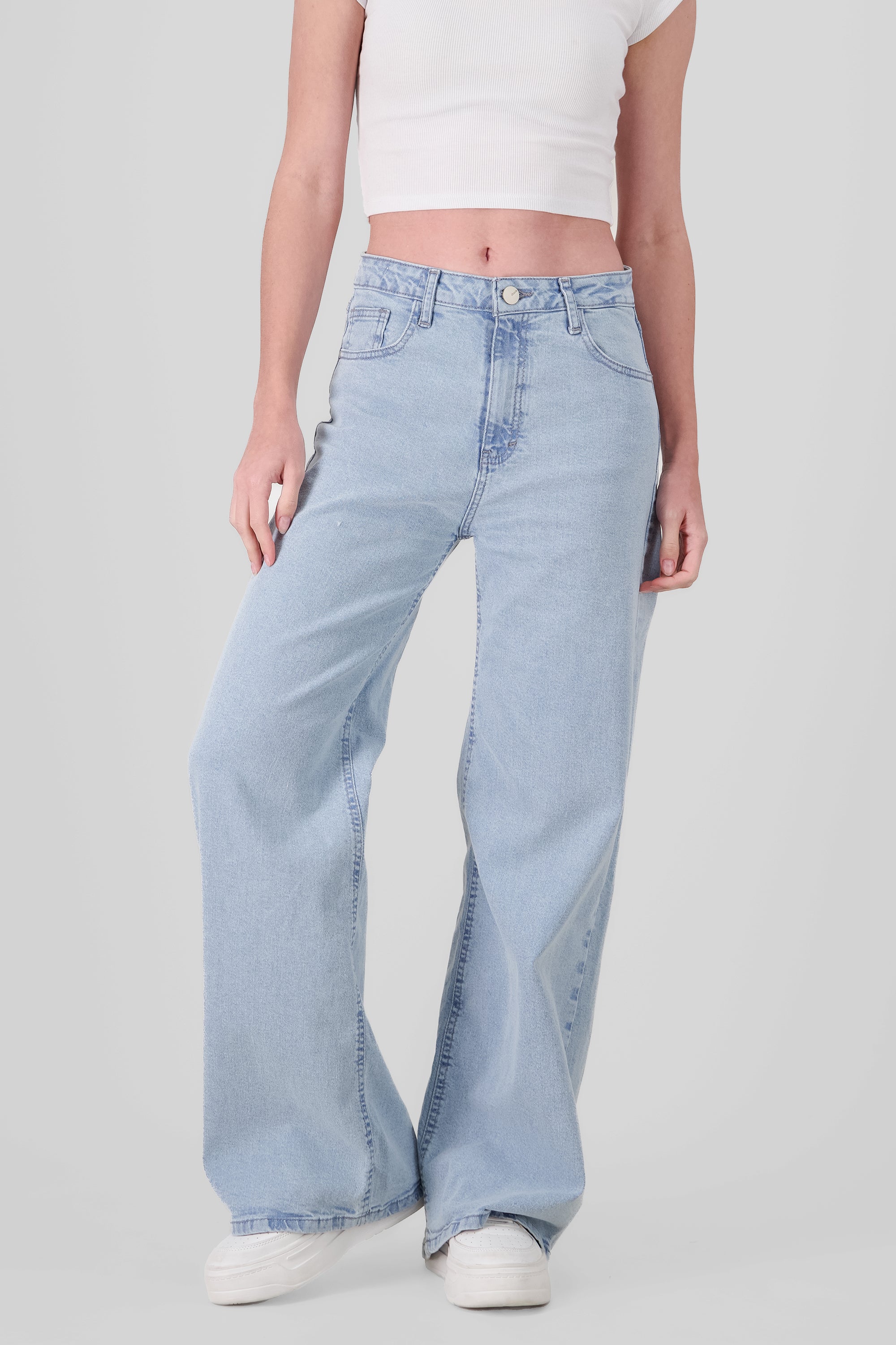 Wide Leg Jeans LIGHT ACID WASH