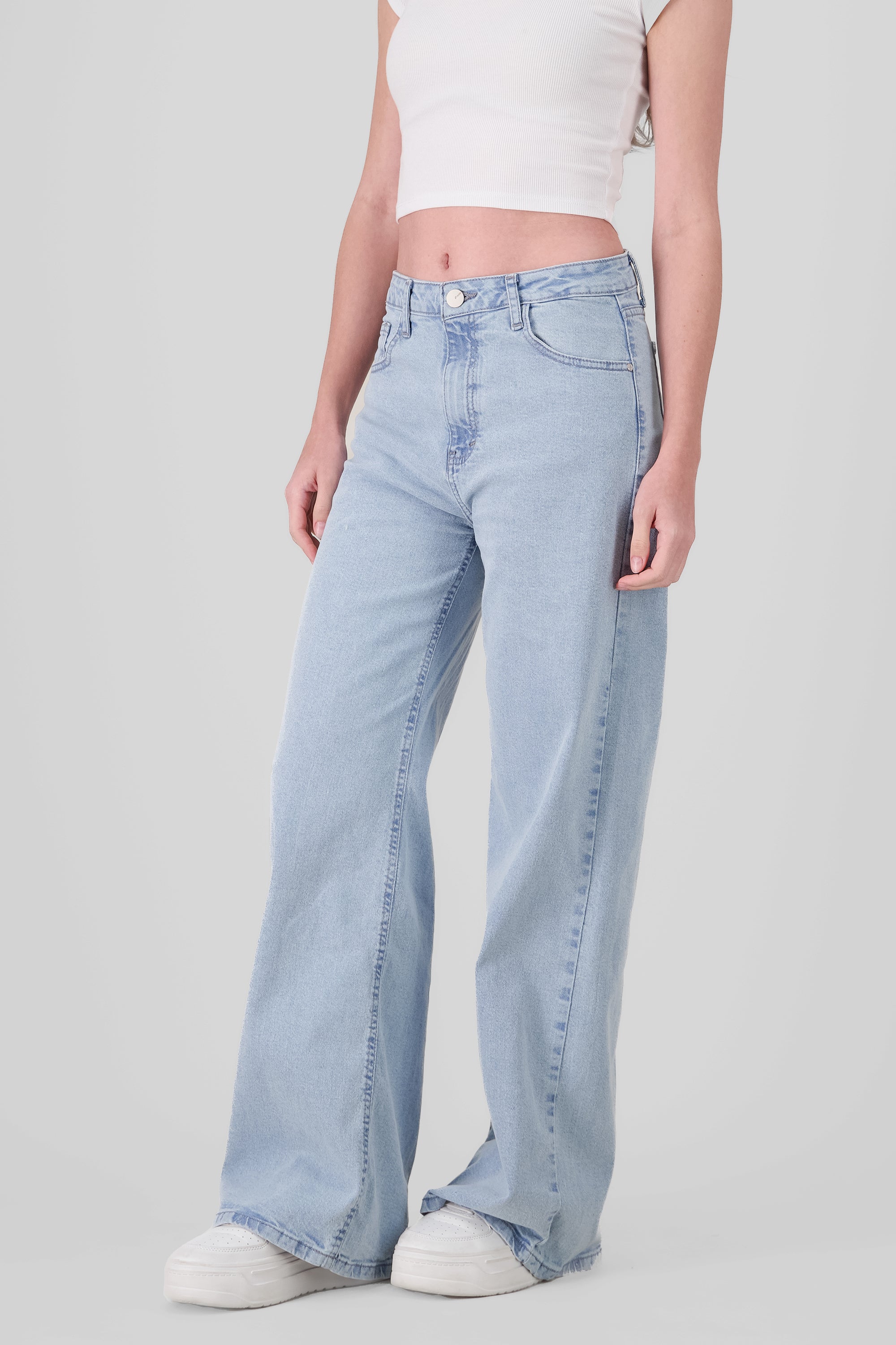 Wide Leg Jeans LIGHT ACID WASH