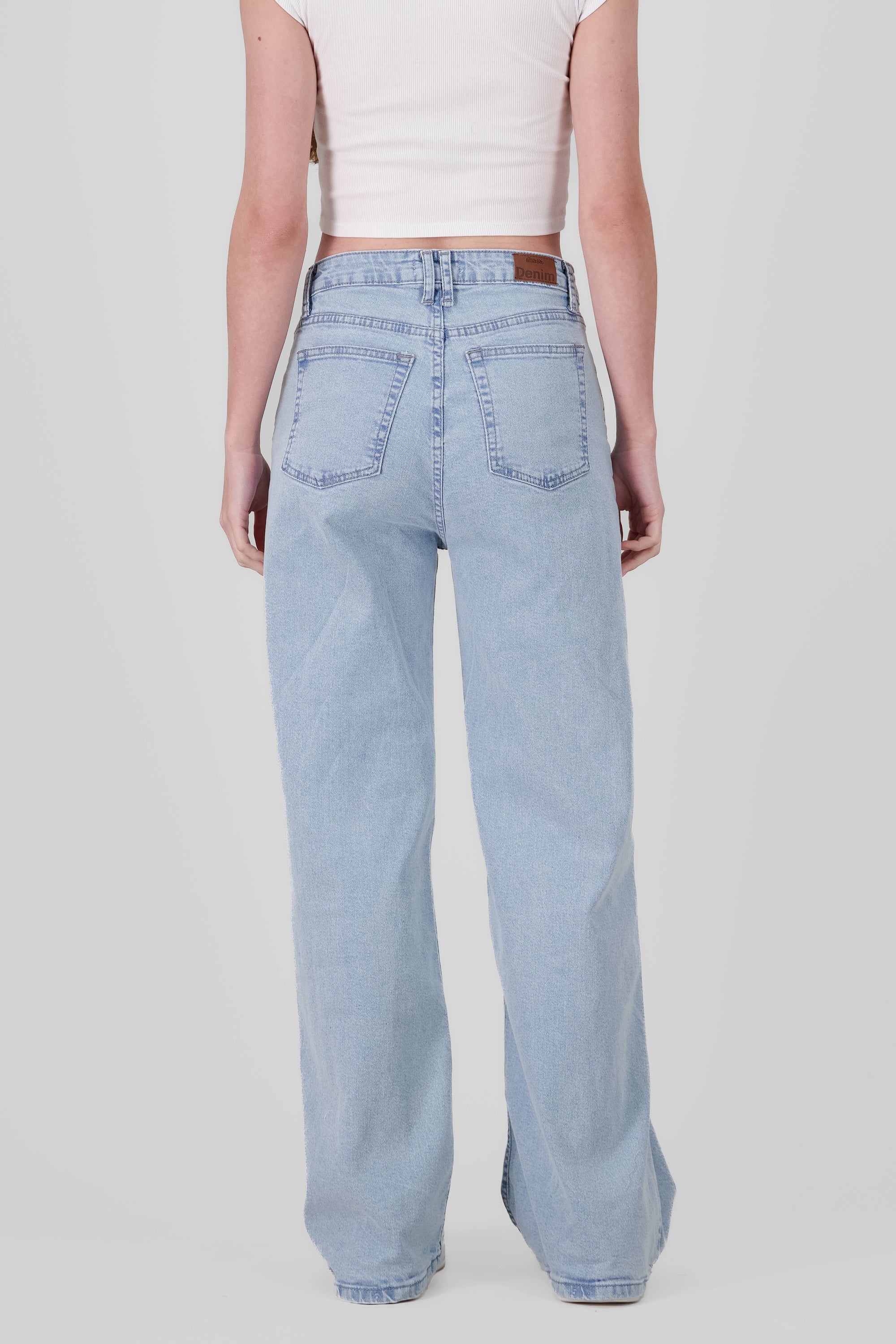 Wide Leg Jeans LIGHT ACID WASH