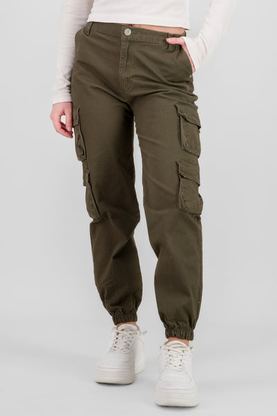 Solid Cargo Jeans HUNTER GREEN