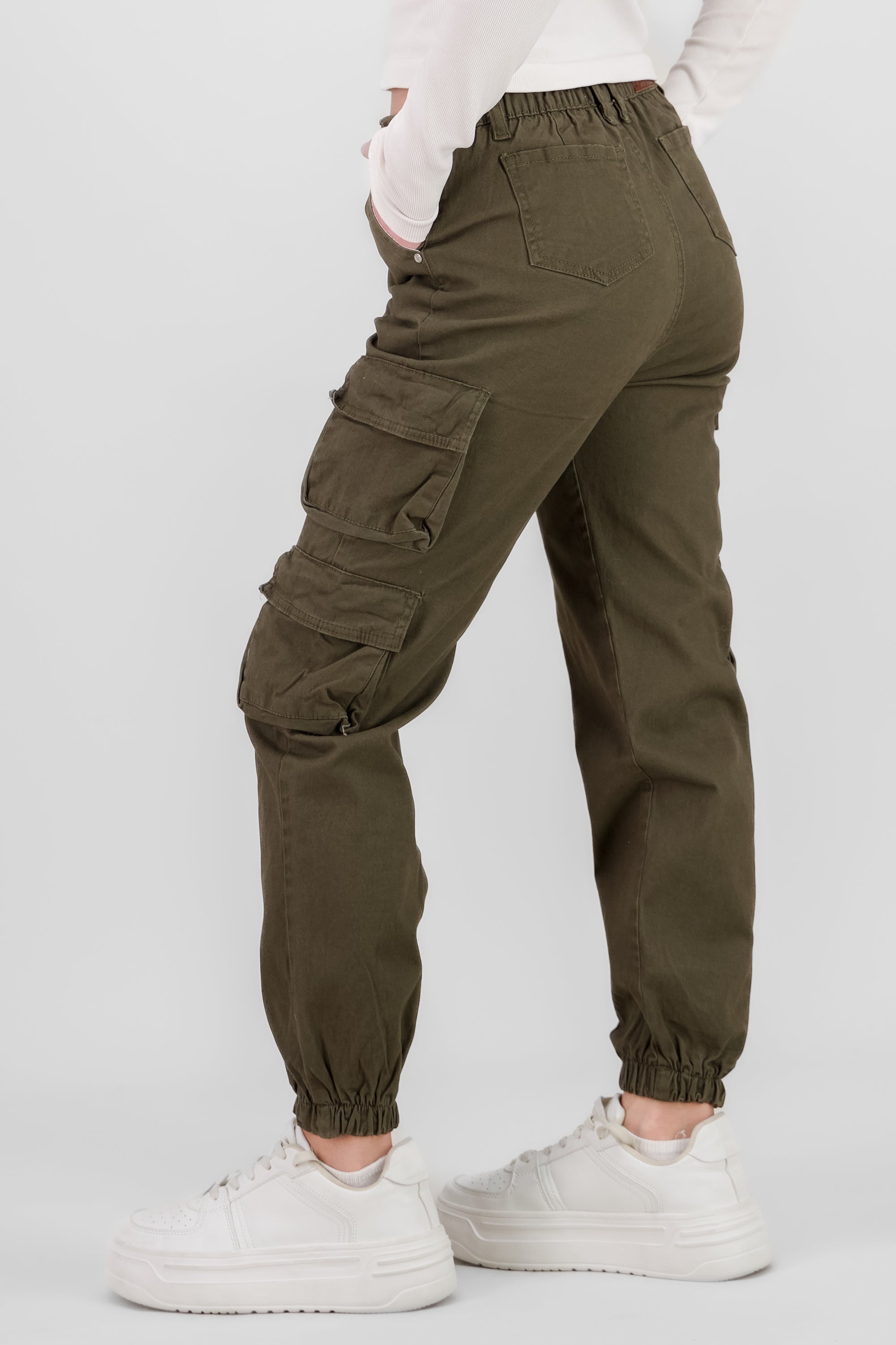 Solid Cargo Jeans HUNTER GREEN