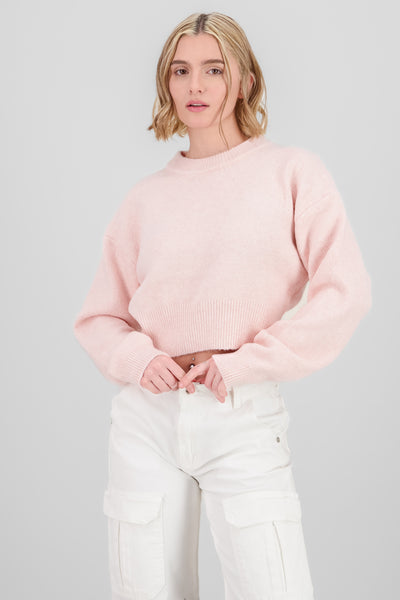 Soft Long Sleeve Sweater PINK