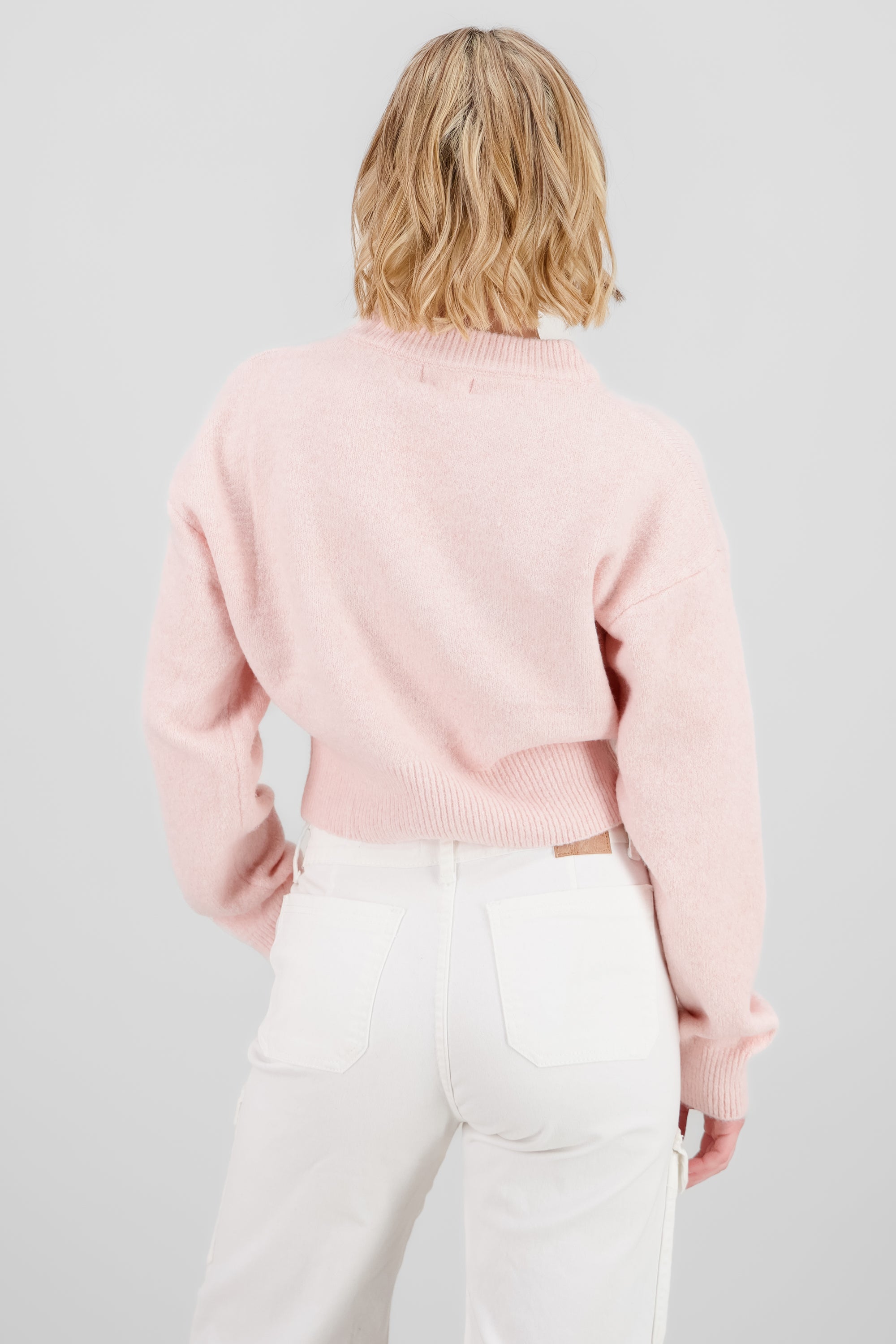 Soft Long Sleeve Sweater PINK