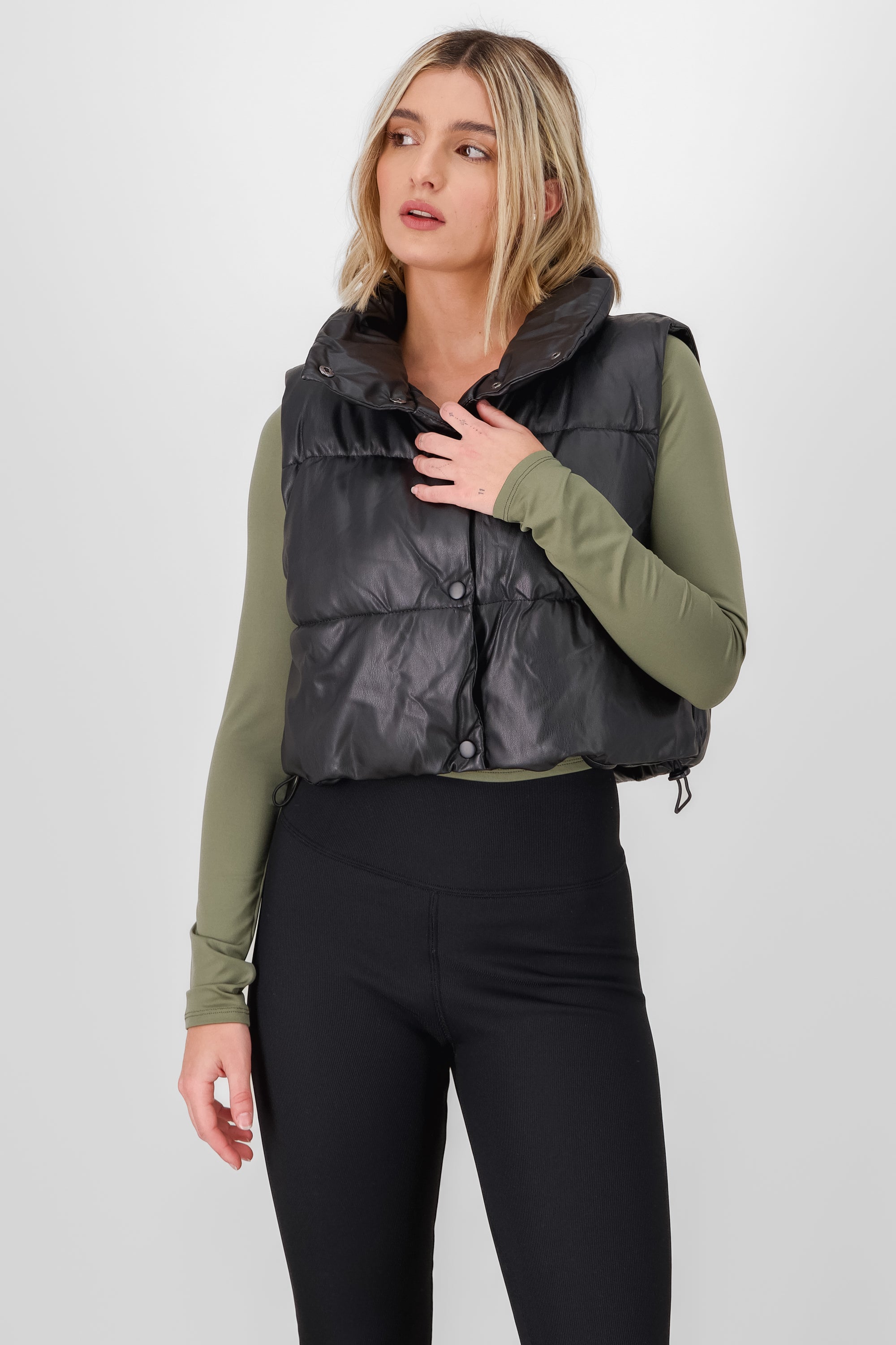 Quilted Vest BLACK