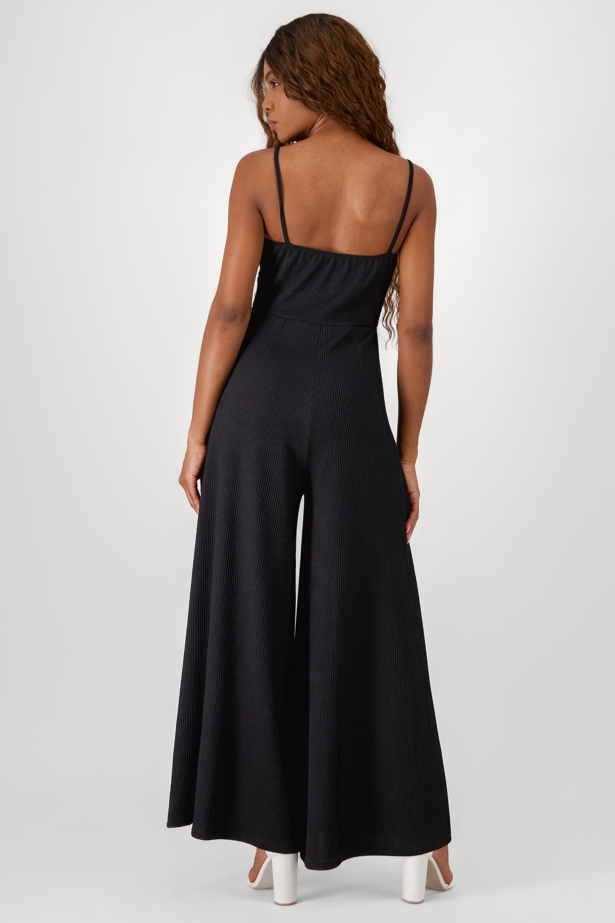 Textured Jumpsuit BLACK