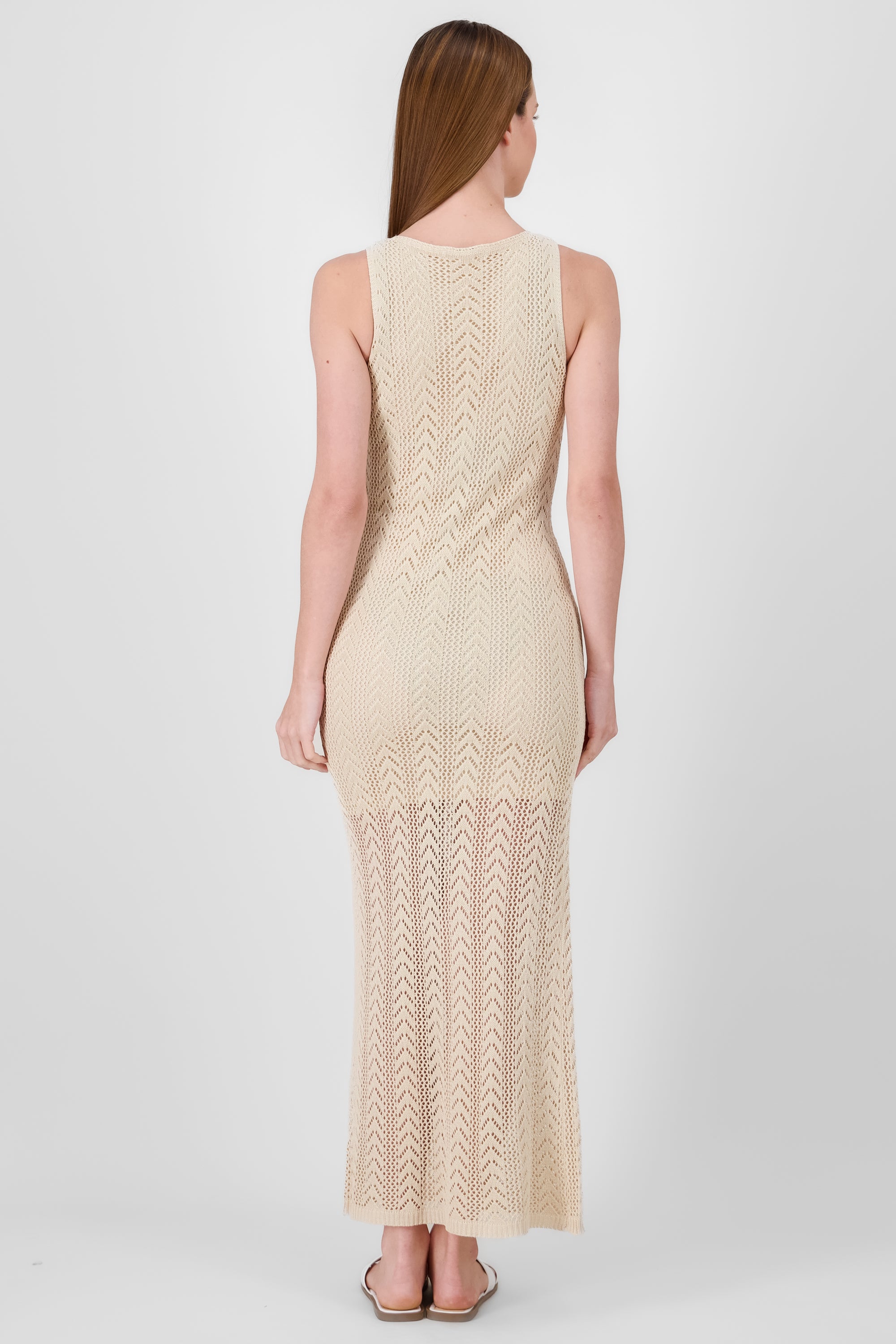 Knit Maxi Dress IVORY