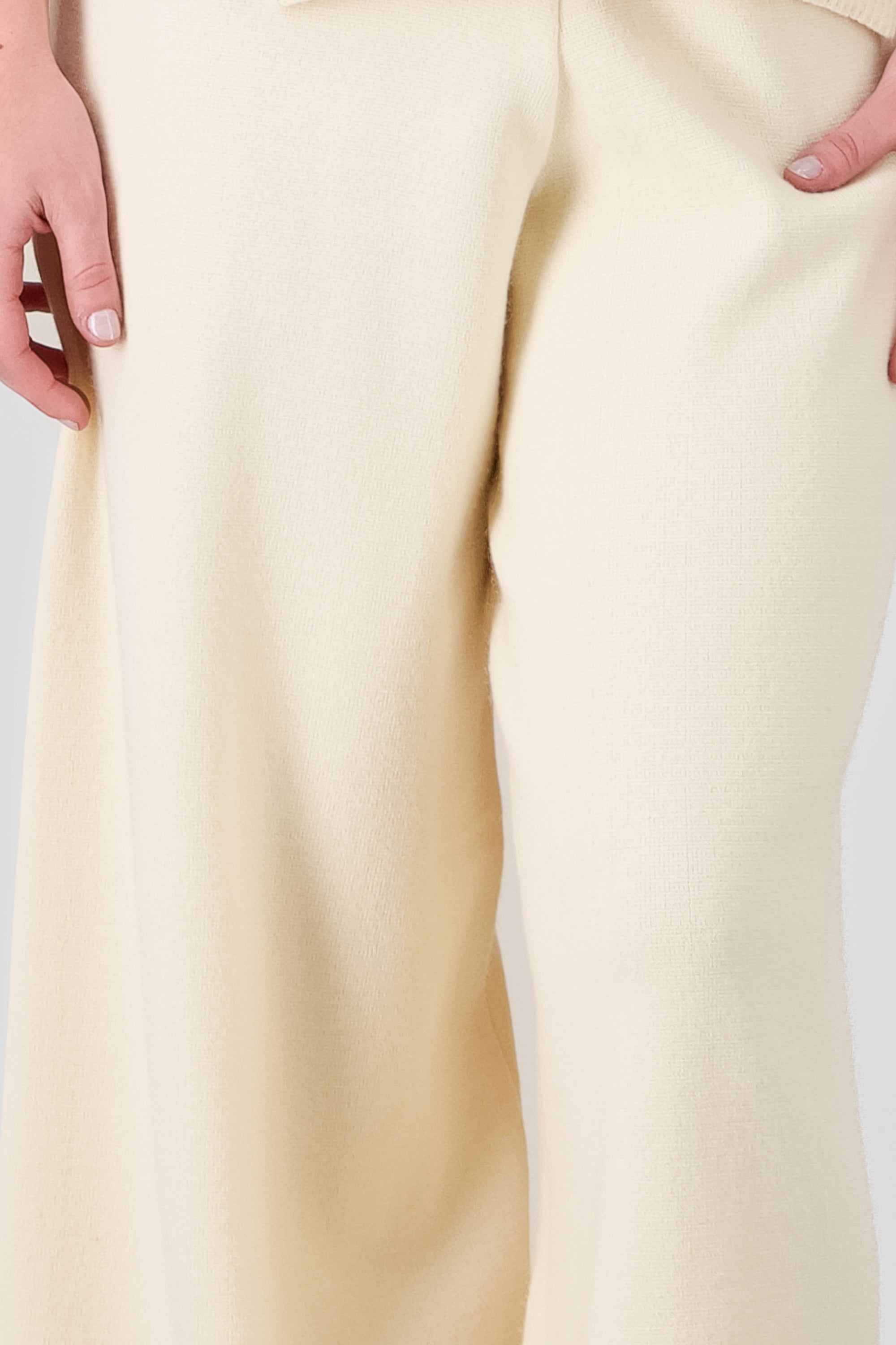 Soft Knit Pants CREAM