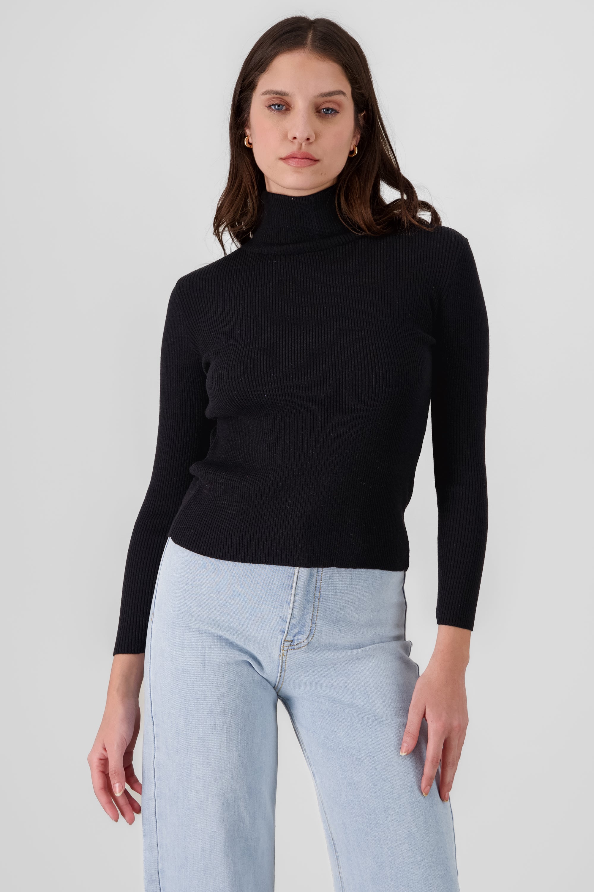 High Neck Sweater BLACK