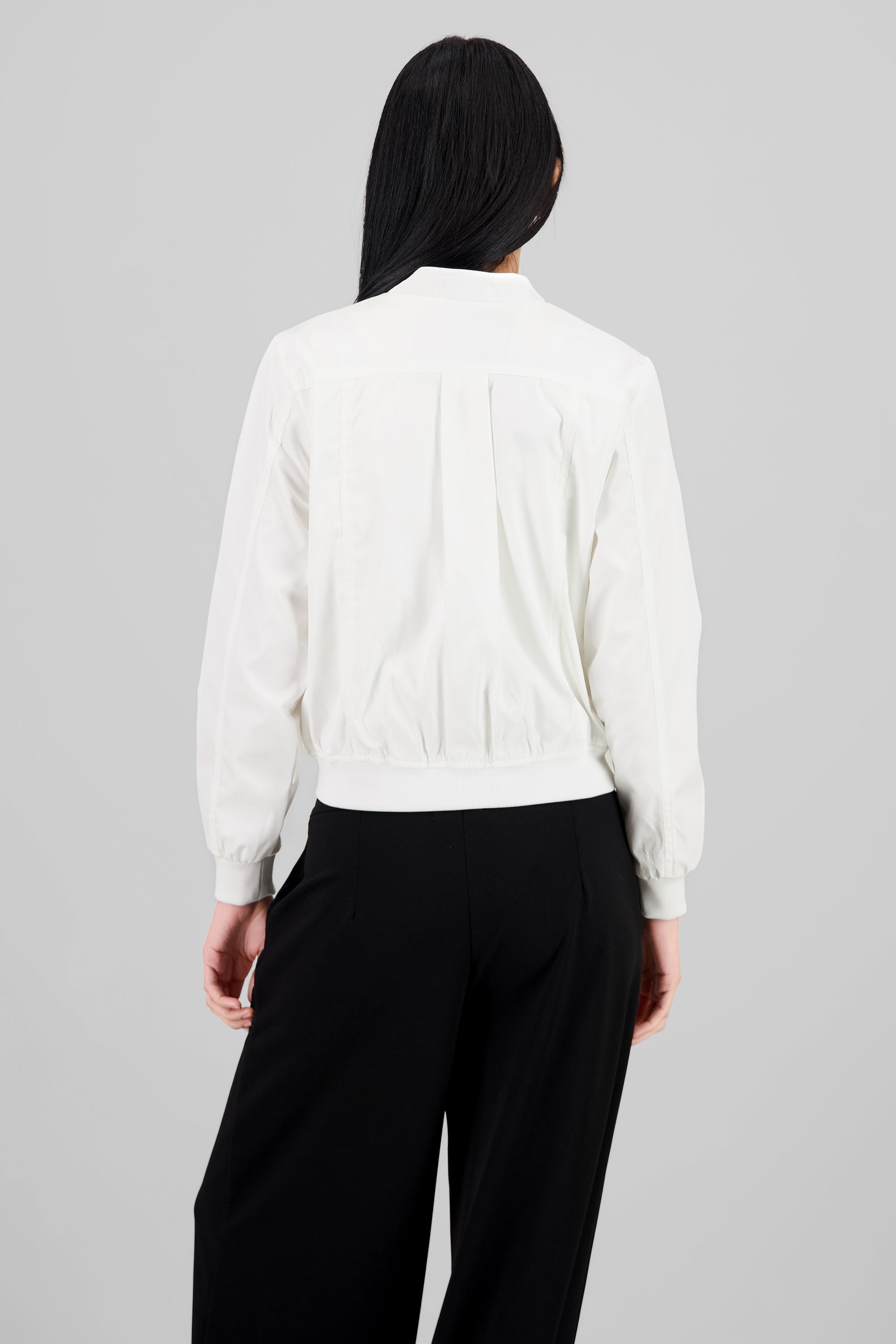 Lightweight Bomber Jacket WHITE