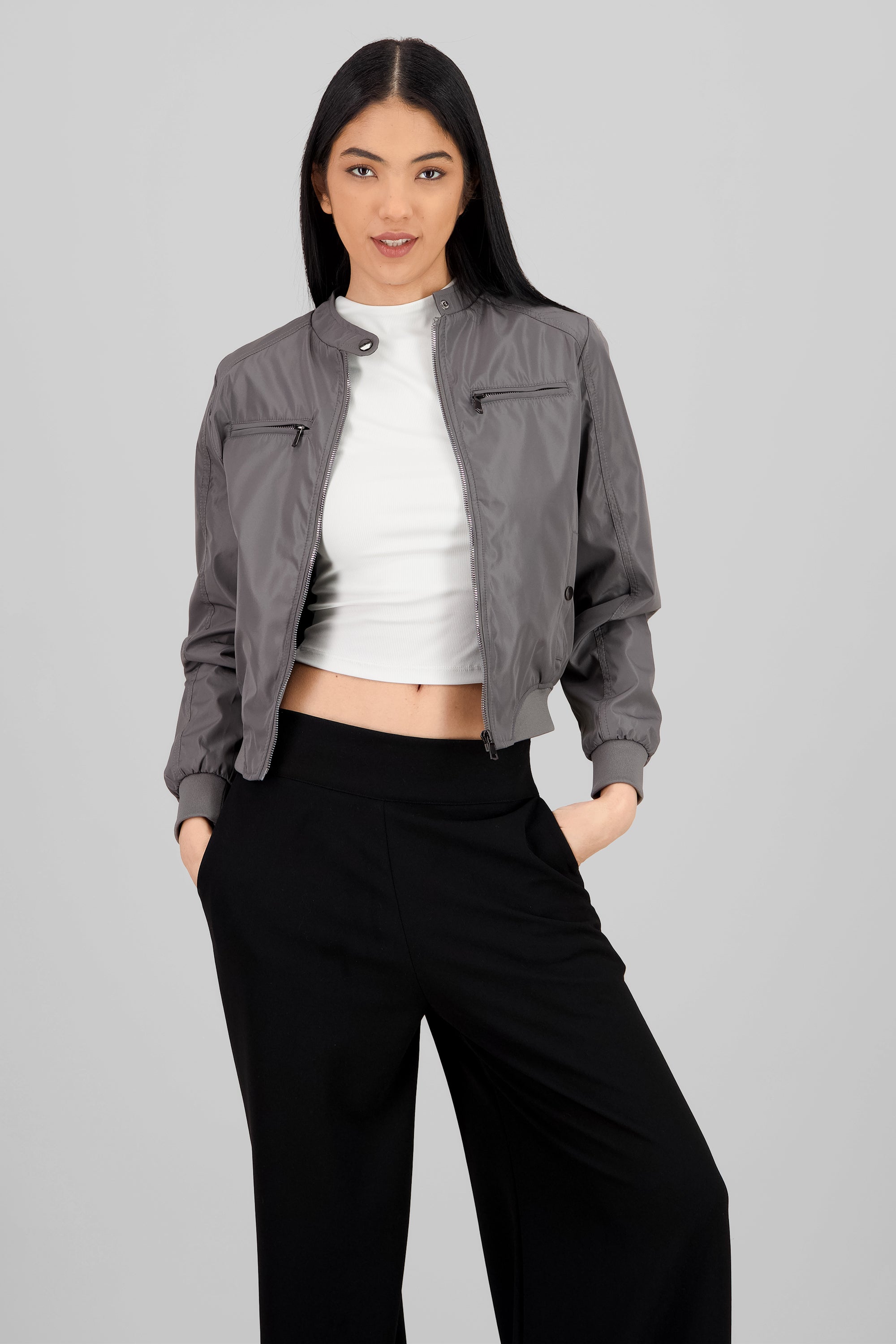 Lightweight Bomber Jacket DARK GRAY