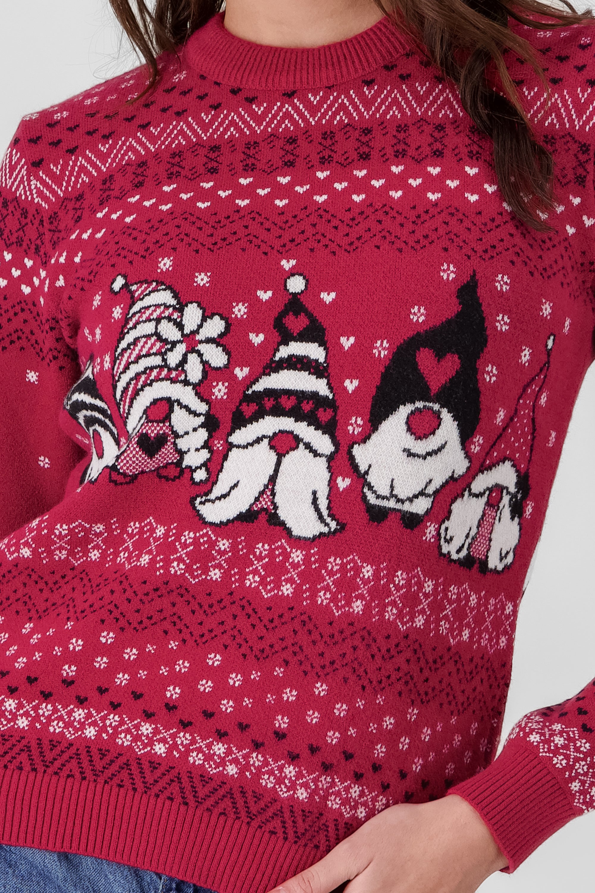 Elf Christmas Sweaters RED COMBO