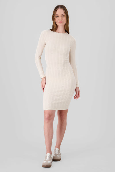 Textured Dress CREAM