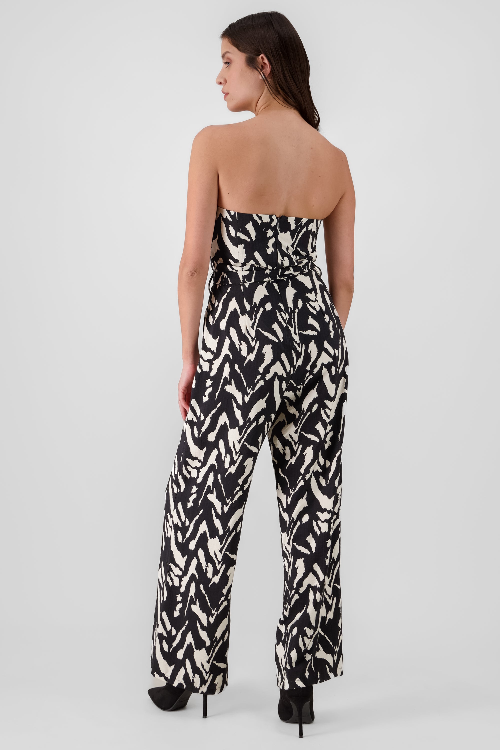 Strapless Jumpsuit BLACK COMBO