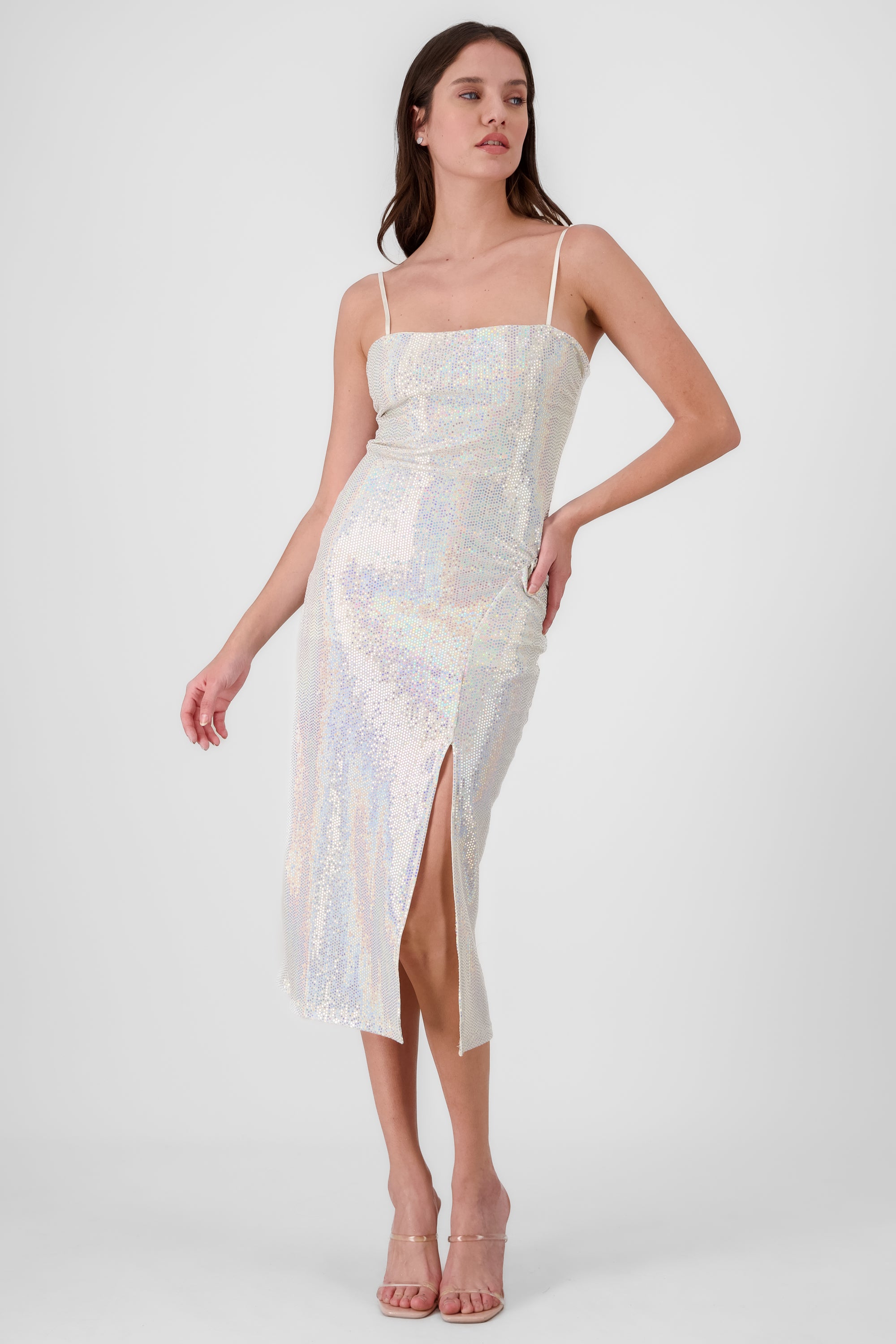 Sparkly Maxi Dress MULTICOLOR