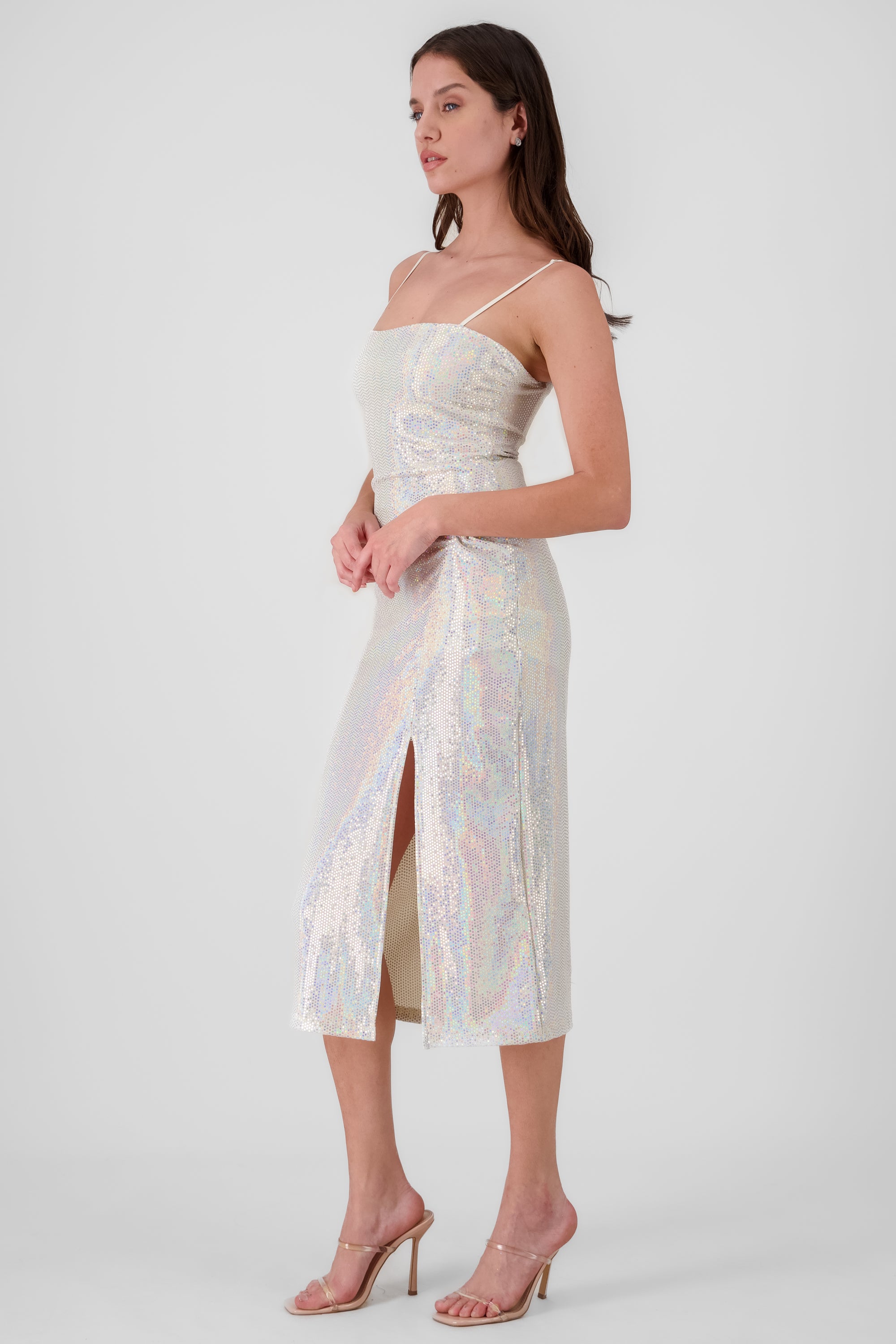 Sparkly Maxi Dress MULTICOLOR