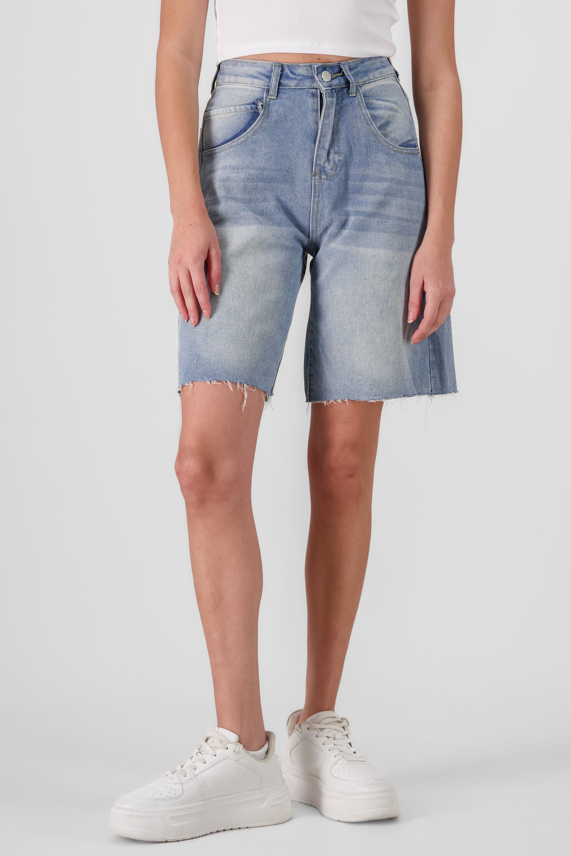 Denim Bermuda Shorts LIGHT WASH