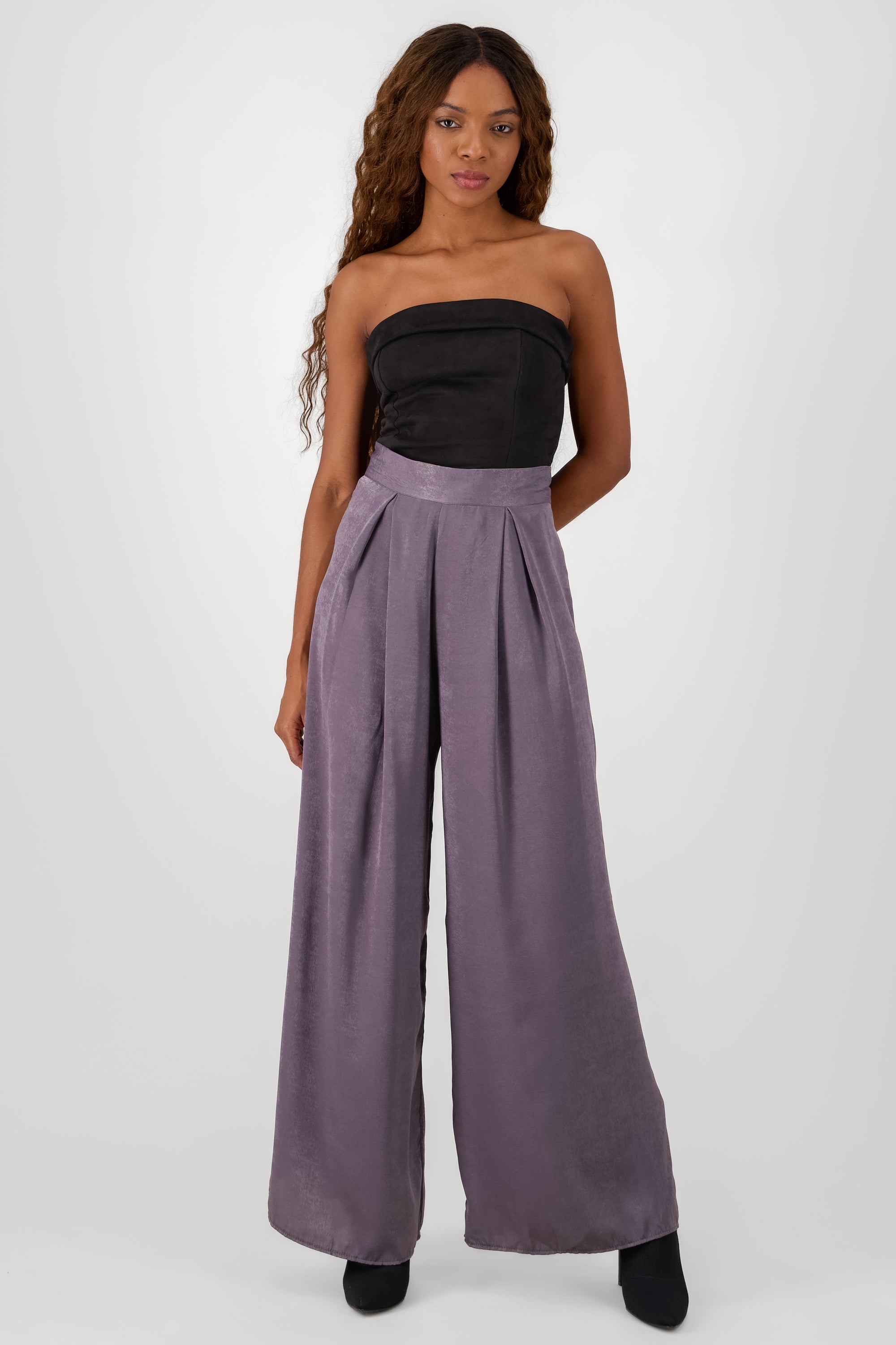 Straight Tailored Pants DARK GRAY