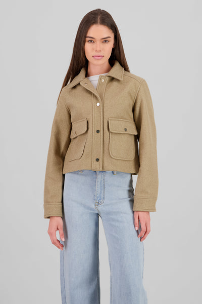 Cargo Pocket Jacket BEIGE