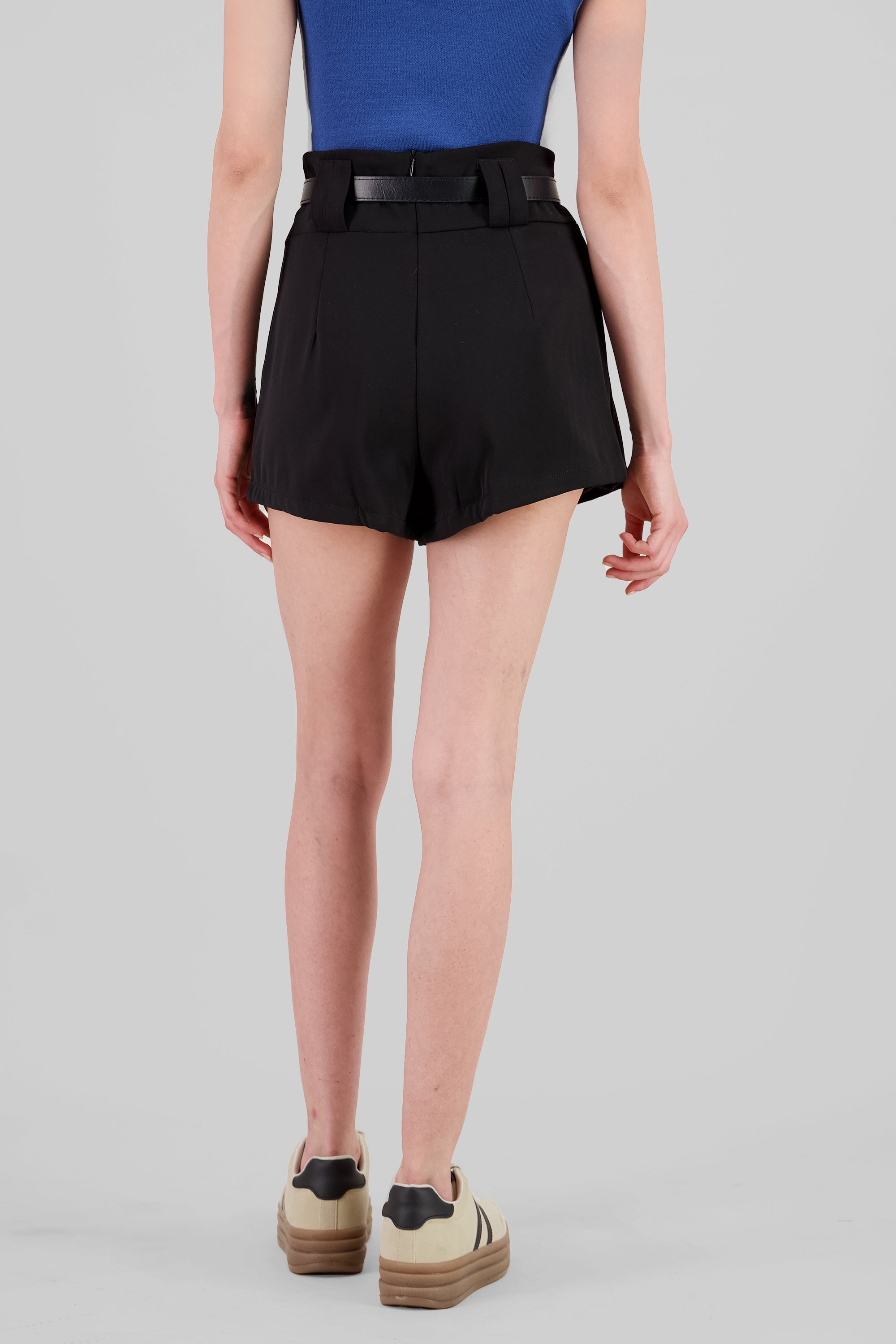 Pleated Mini Skirt BLACK