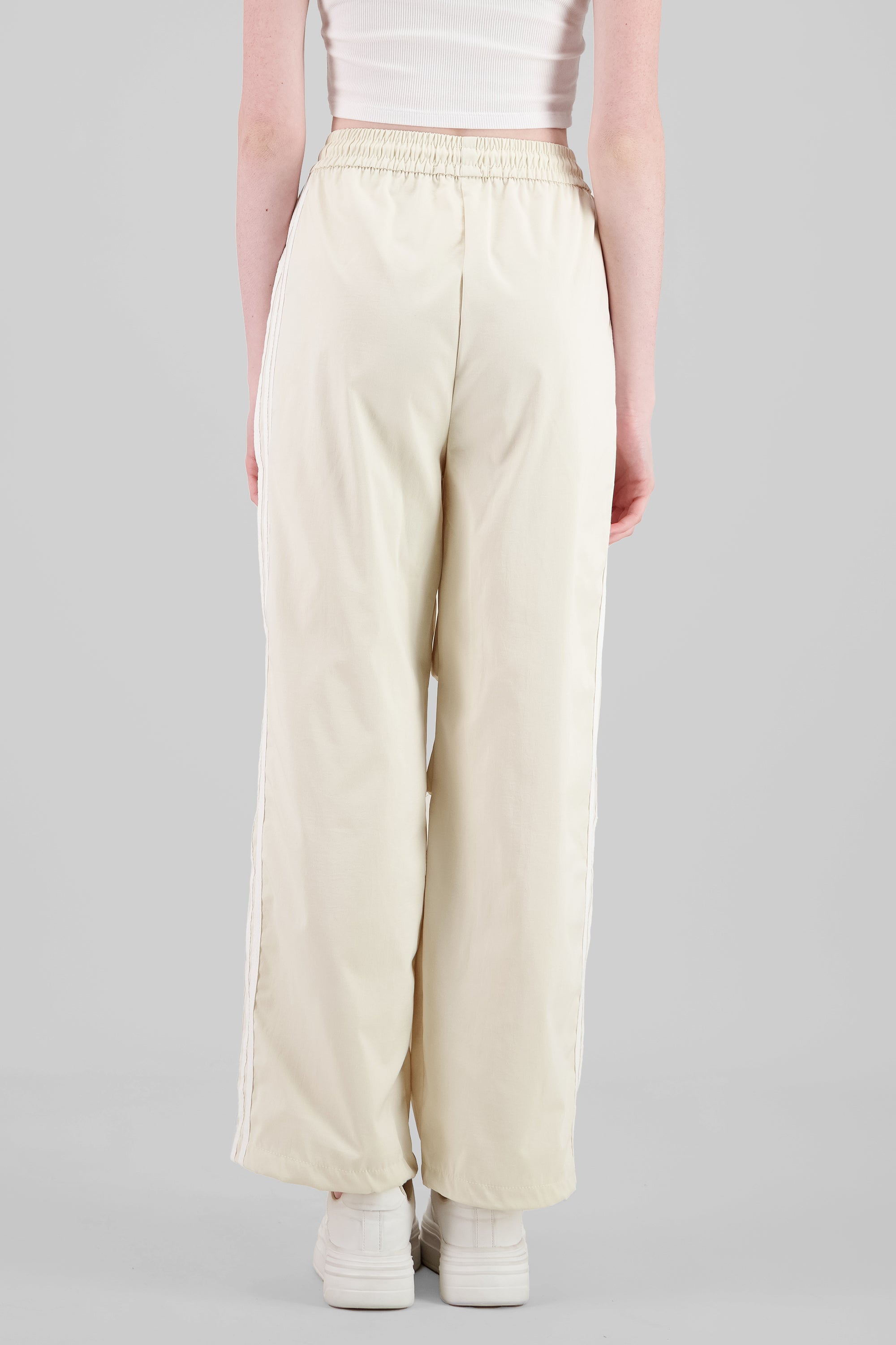 Striped Parachute Pants IVORY